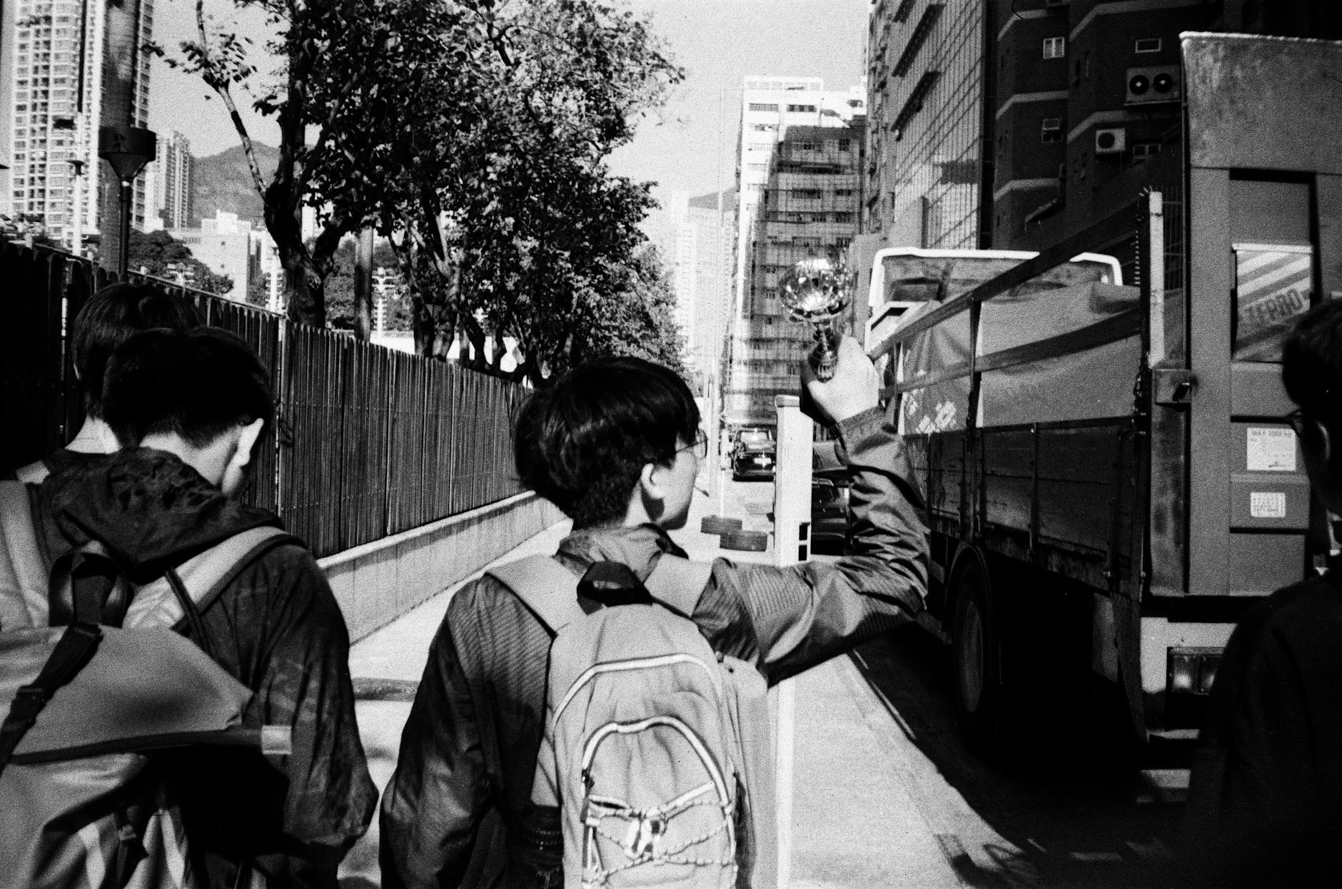 Wan Chai school street and student program location planning context.