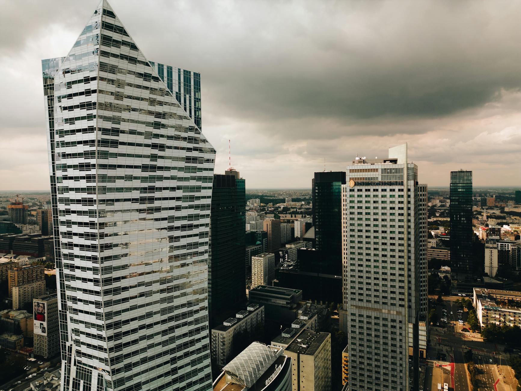 Warsaw skyline for conference attendee report planning.