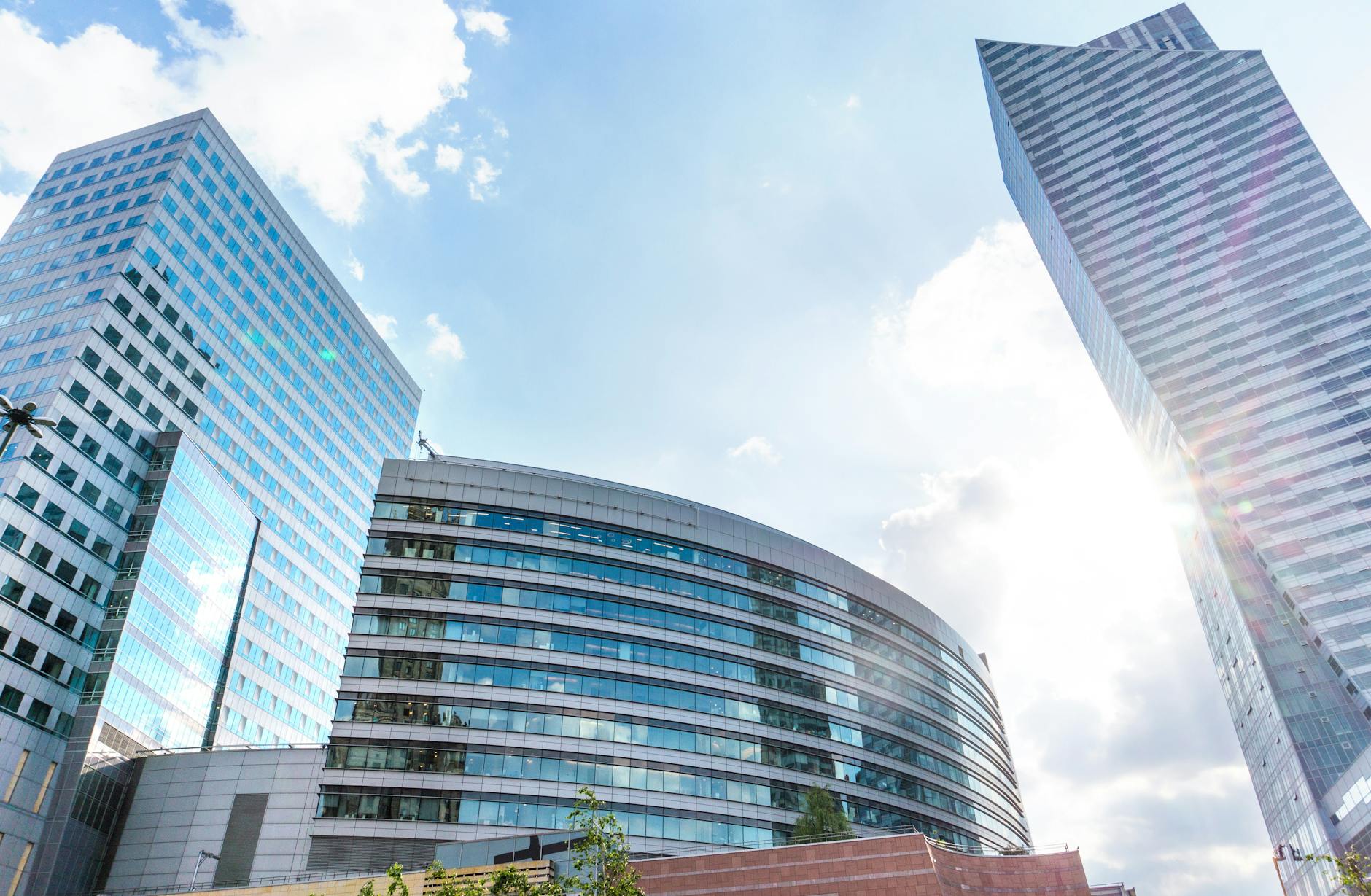 Warsaw office towers for consultant client geography planning.