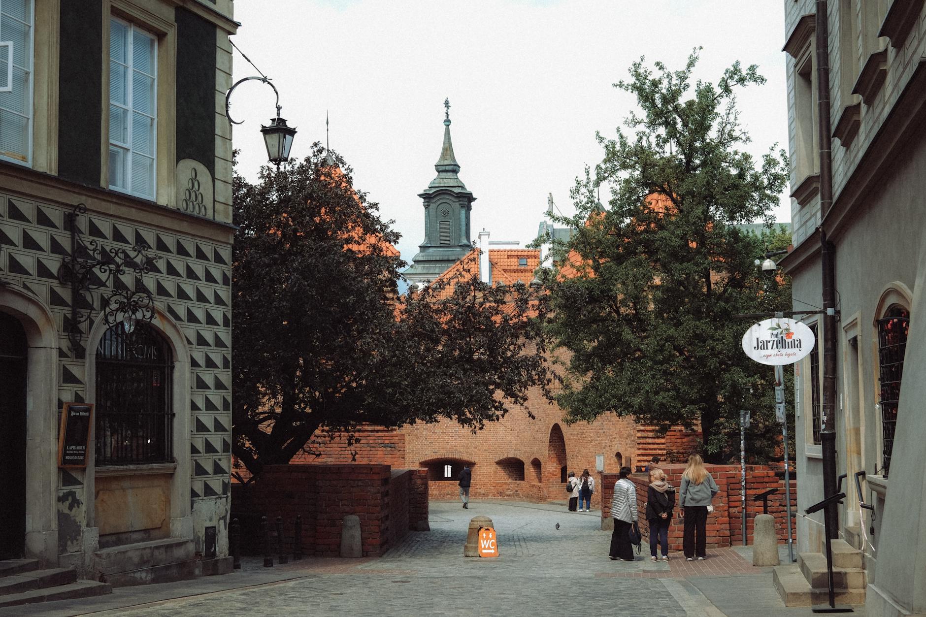 Warsaw city view for content creator planning.