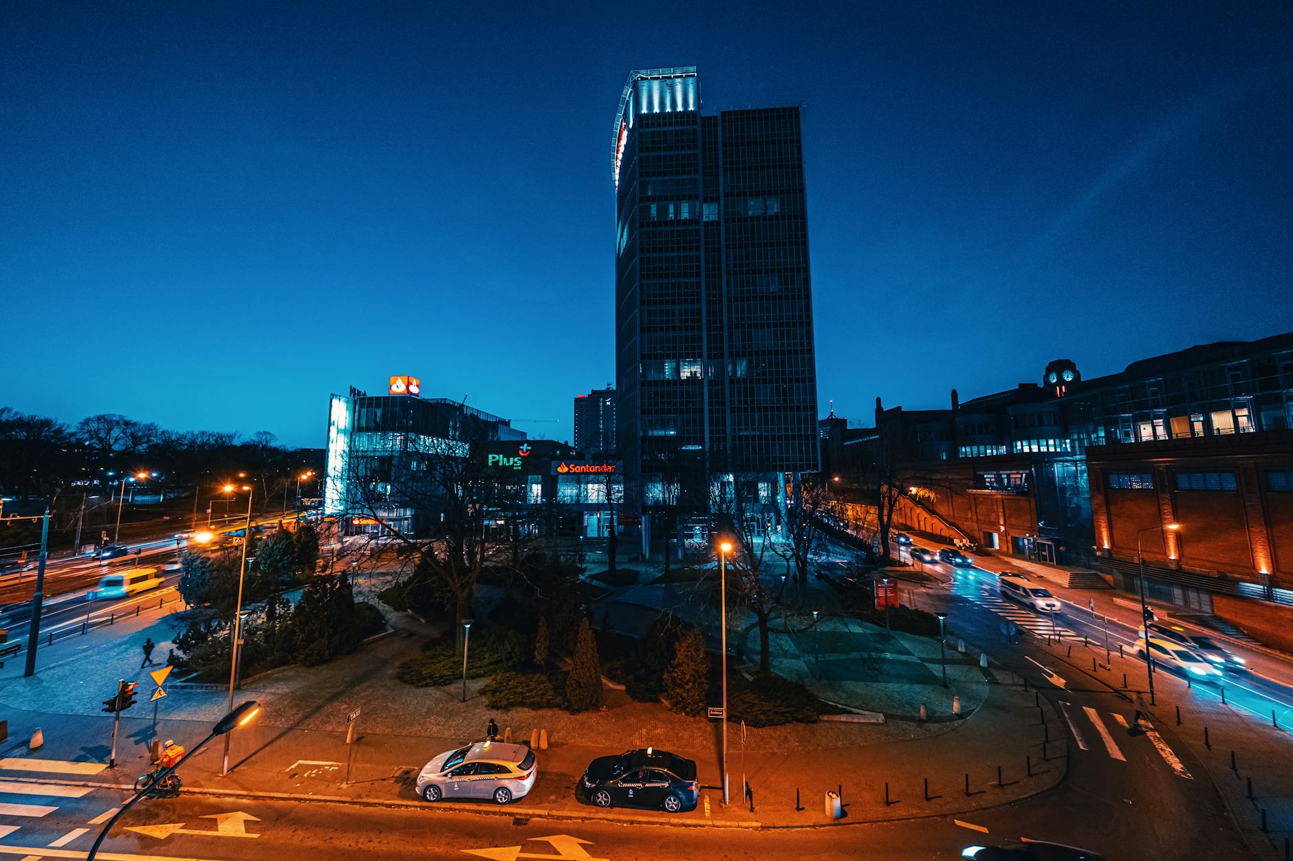 Warsaw financial district skyline for investor travel planning.