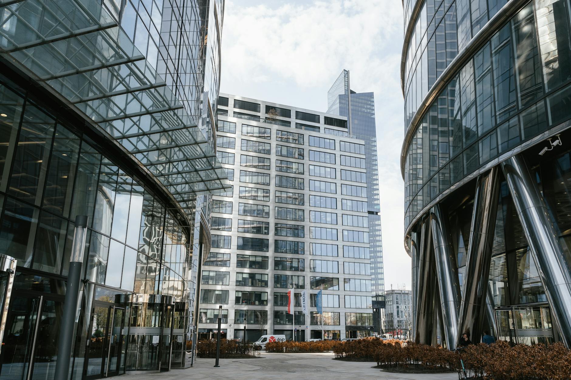 Warsaw city architecture for luxury hotel location planning.