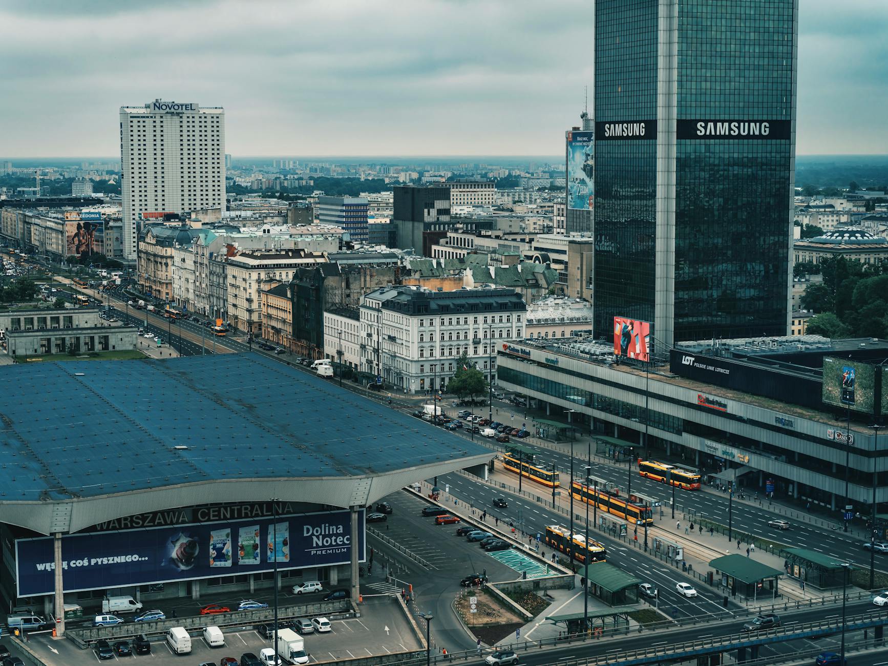 Warsaw city architecture for older traveler report planning.