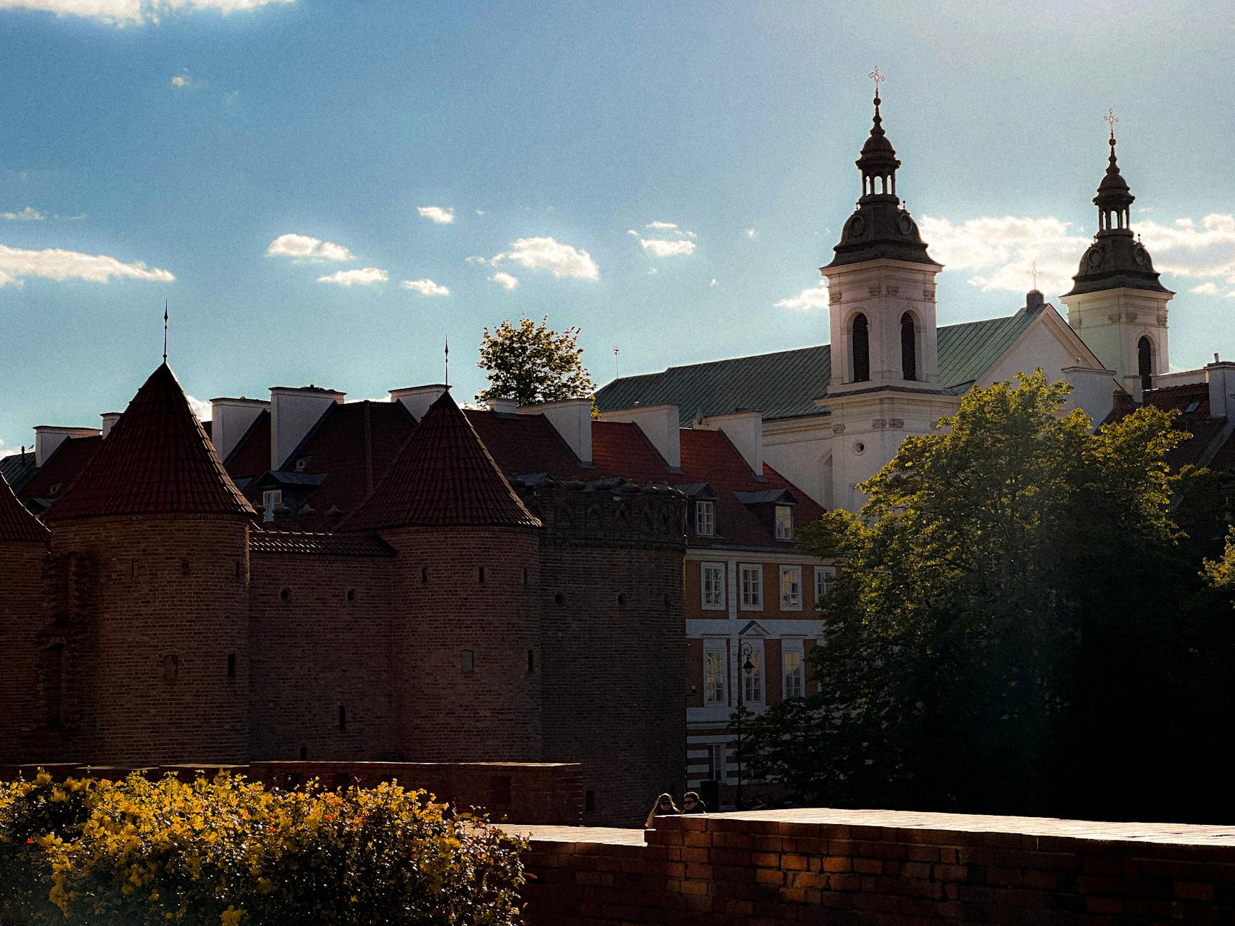 Warsaw skyline for religious and pilgrimage travel report planning.