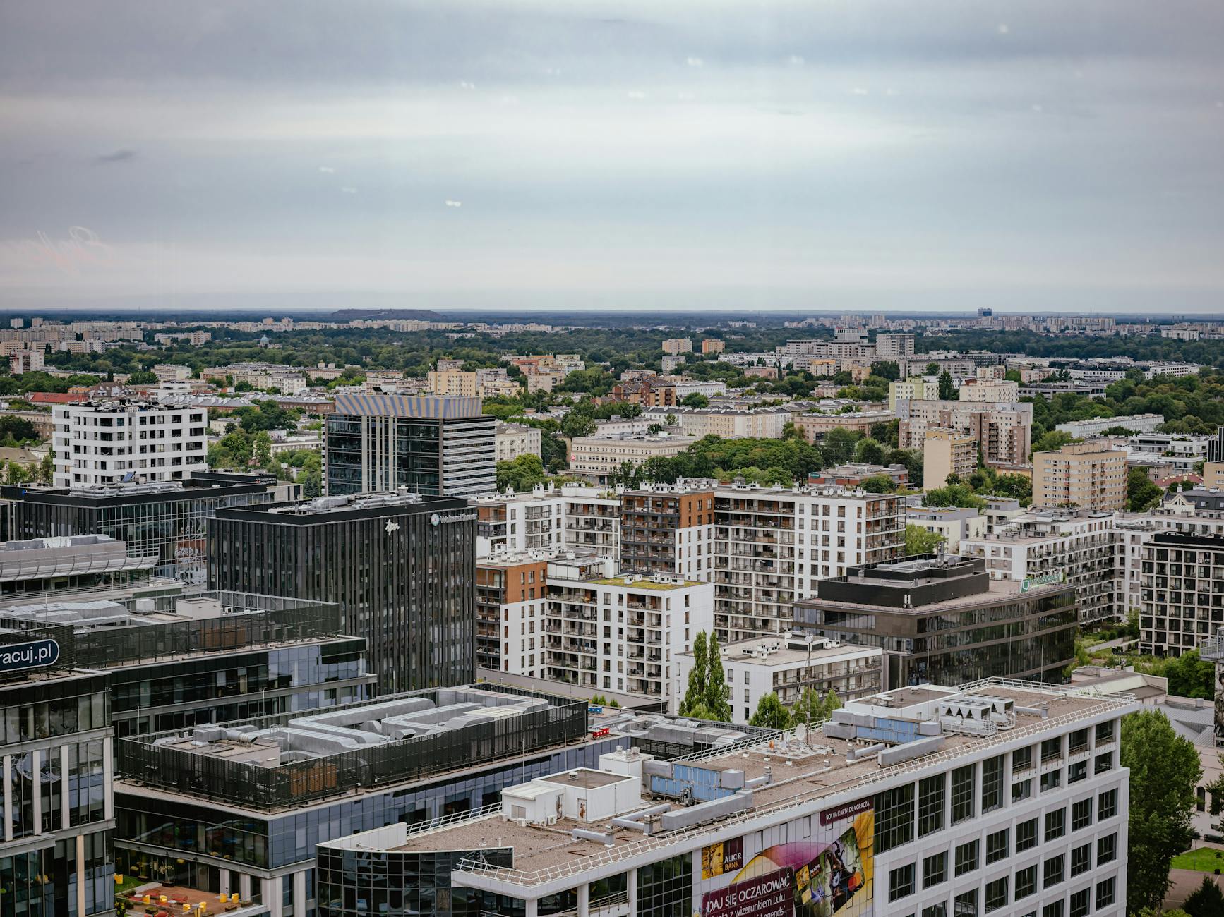 Warsaw skyline for solo traveler report planning.
