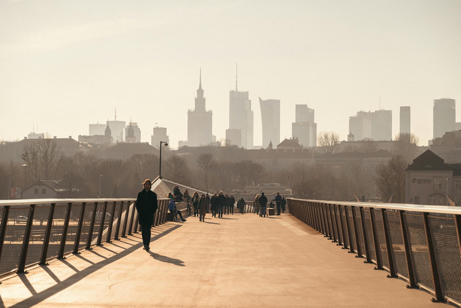 Warsaw skyline for student short-program report planning.