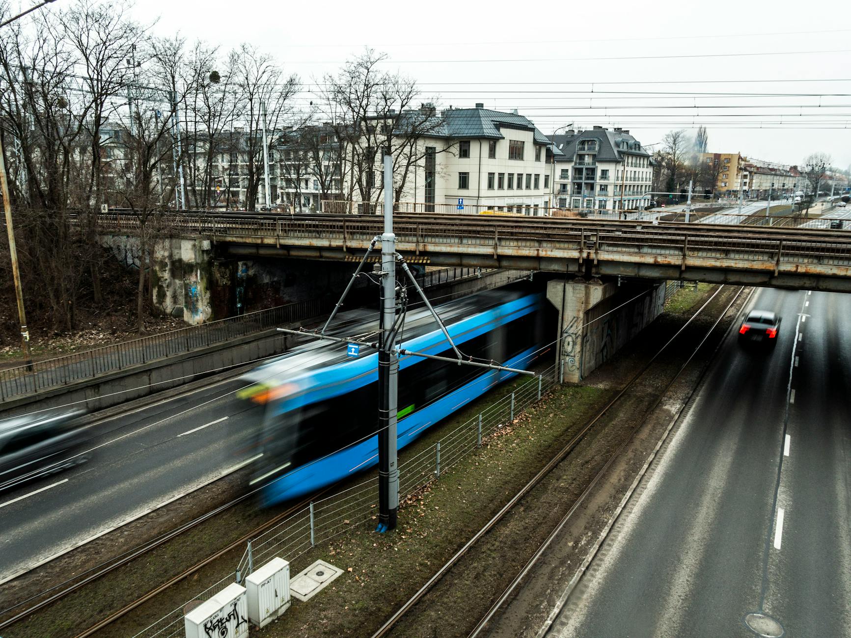 Wroclaw transit and campus route for conference materials planning.