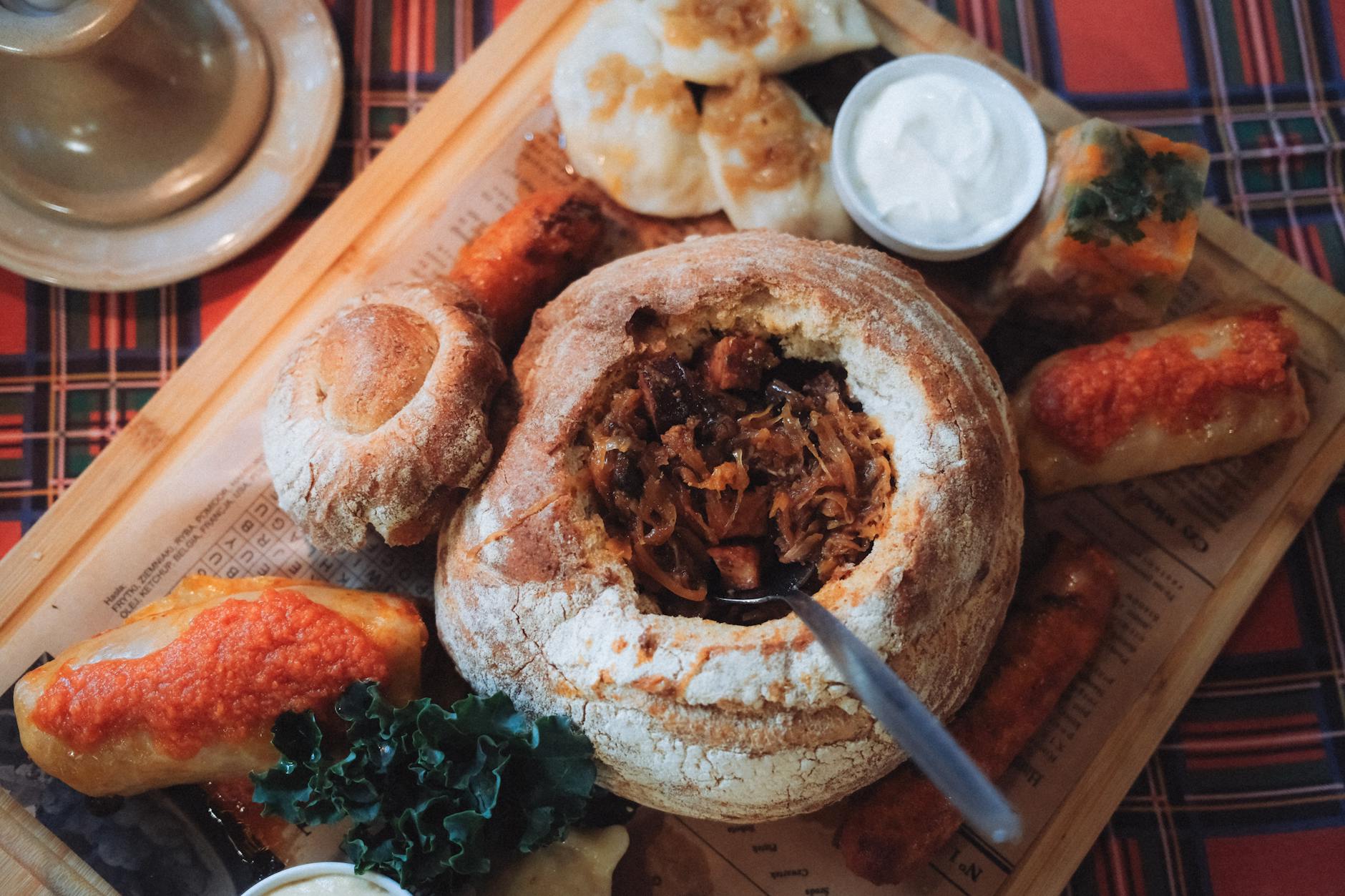 Wroclaw casual food setting for budget meal planning.