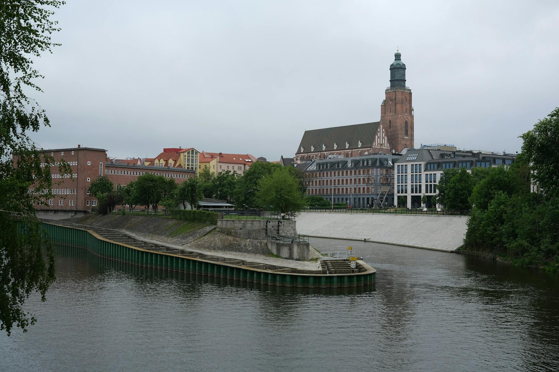 Wroclaw Cathedral Island for timed port-call route planning.