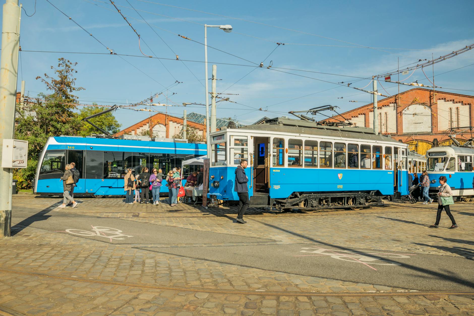Wroclaw tram and walking route for older traveler planning.