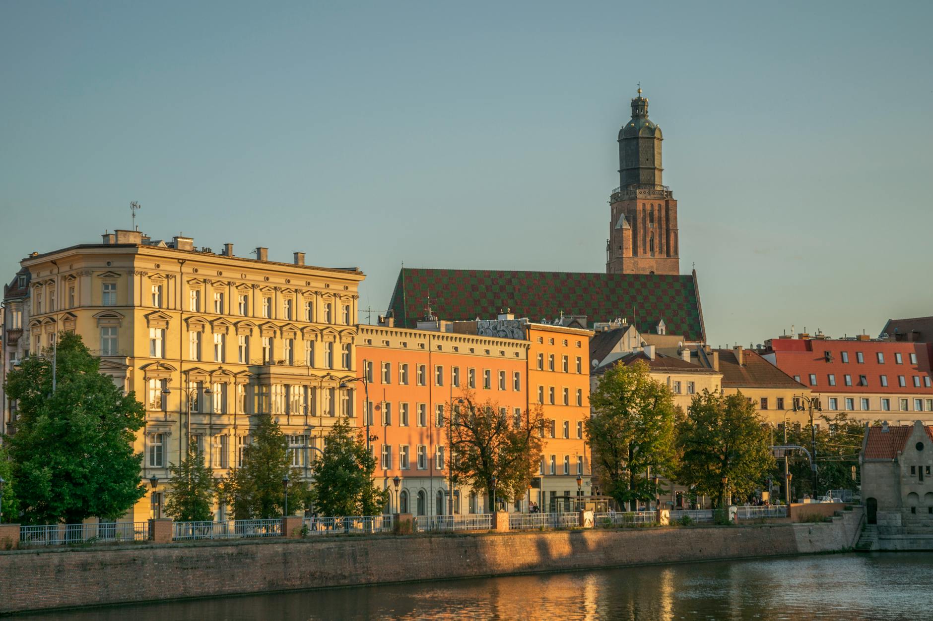 Wroclaw evening business travel setting for follow-up planning.