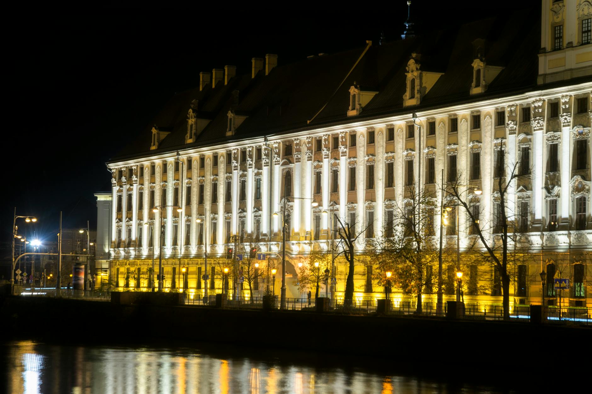 Wroclaw evening city setting for trade-show follow-up planning.