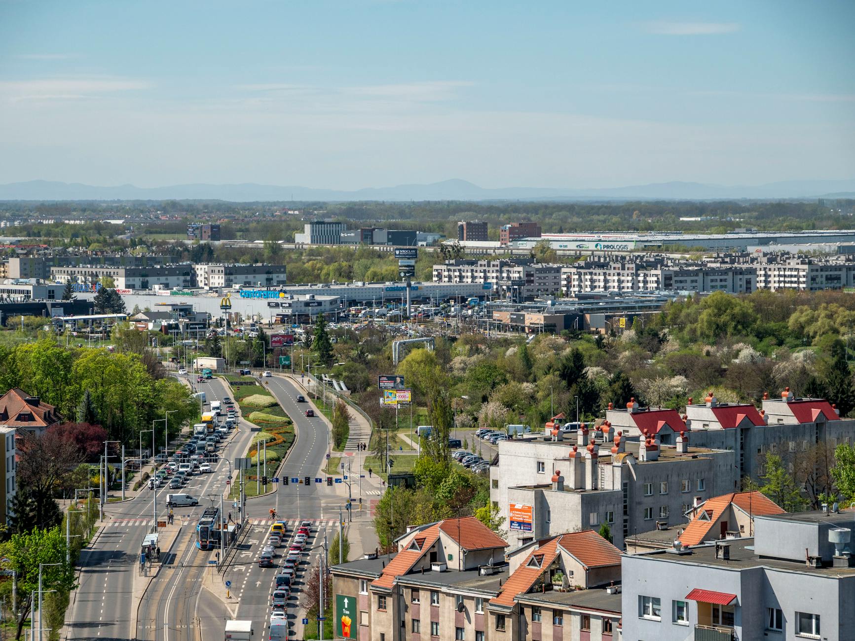 Wroclaw skyline for trade-show attendee report planning.