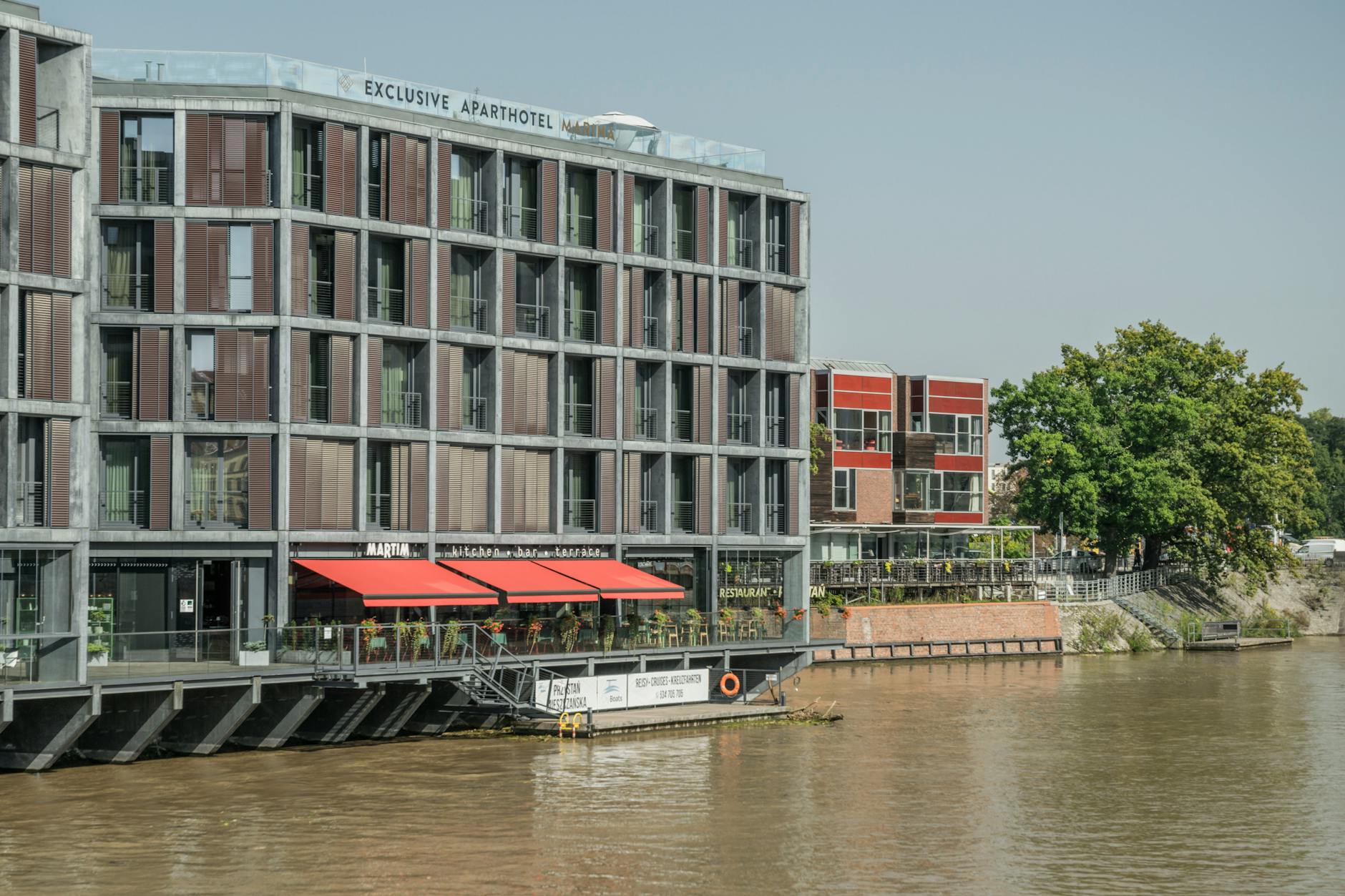Wroclaw hotel and central street for access planning.