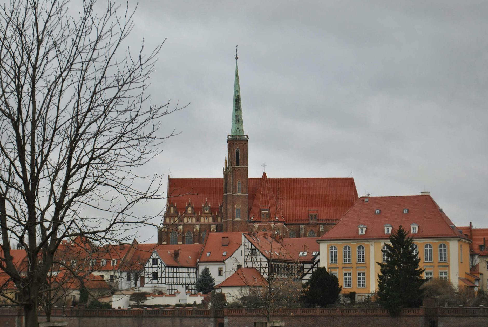 Wroclaw old-town area for mobility-aware travel planning.
