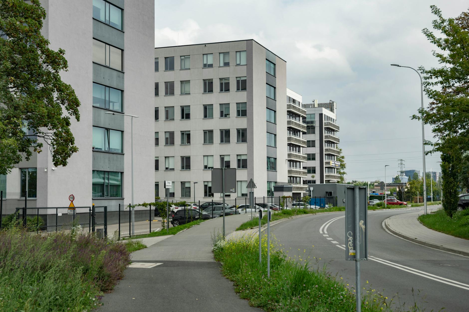 Wroclaw neighborhood street for host-site travel planning.