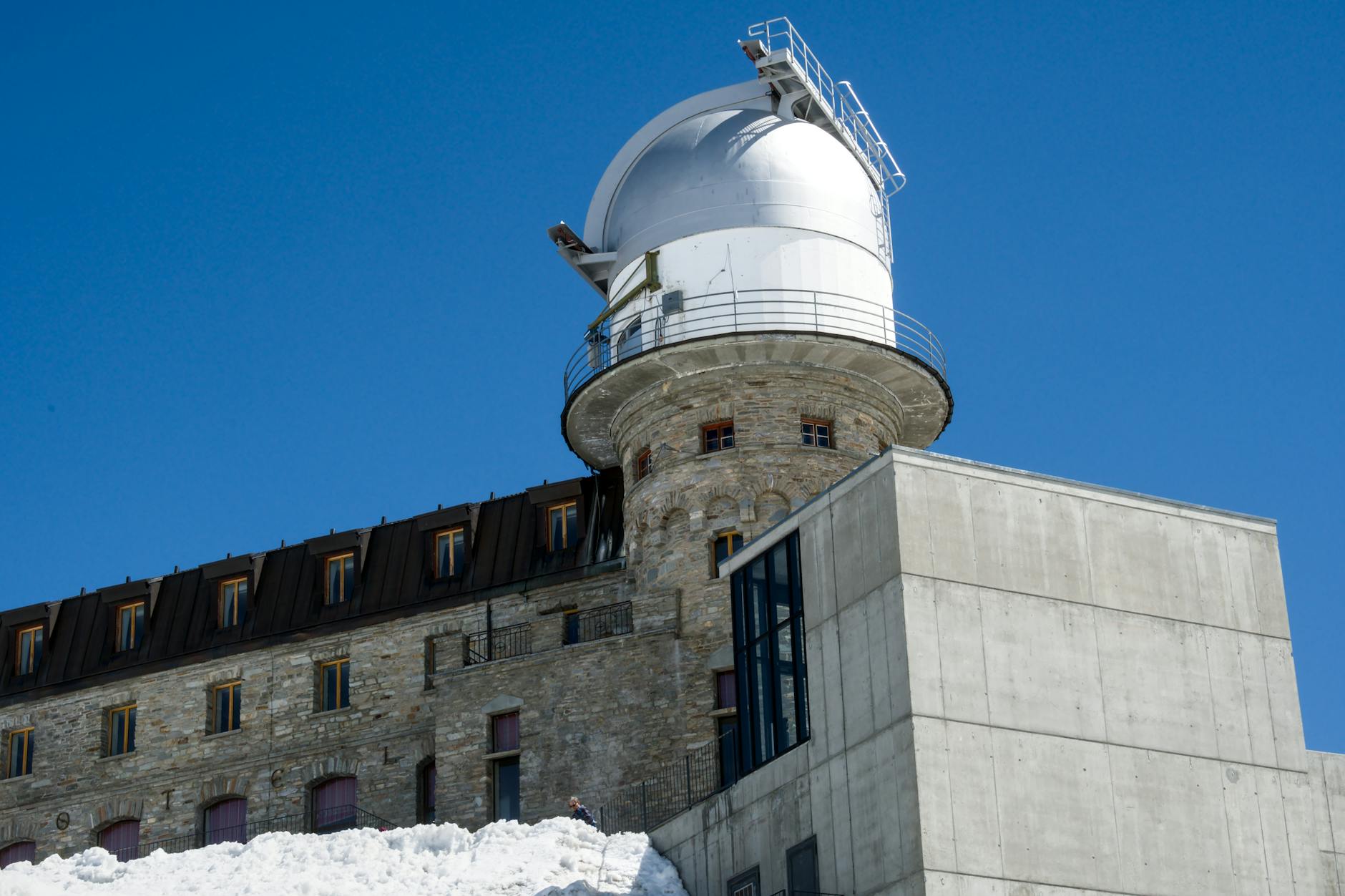 Alpine hotel above Zermatt for conference lodging decisions.