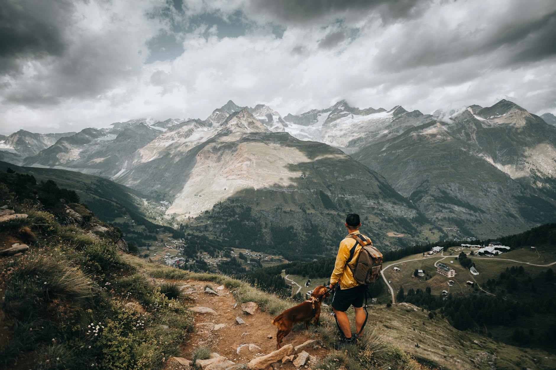 Matterhorn landscape for Zermatt budget meal planning.