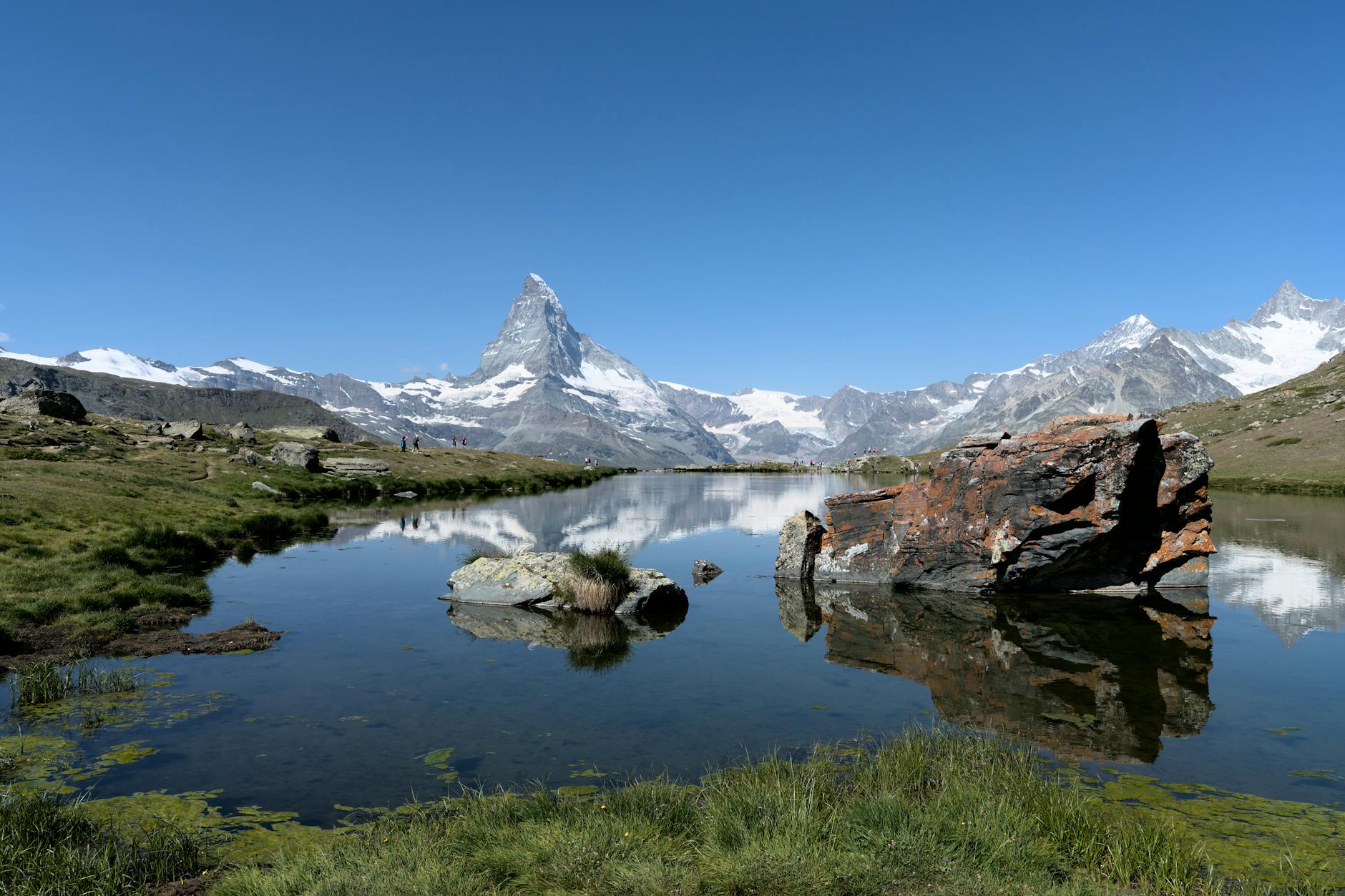 Zermatt village and mountain setting for consultant confidentiality planning.