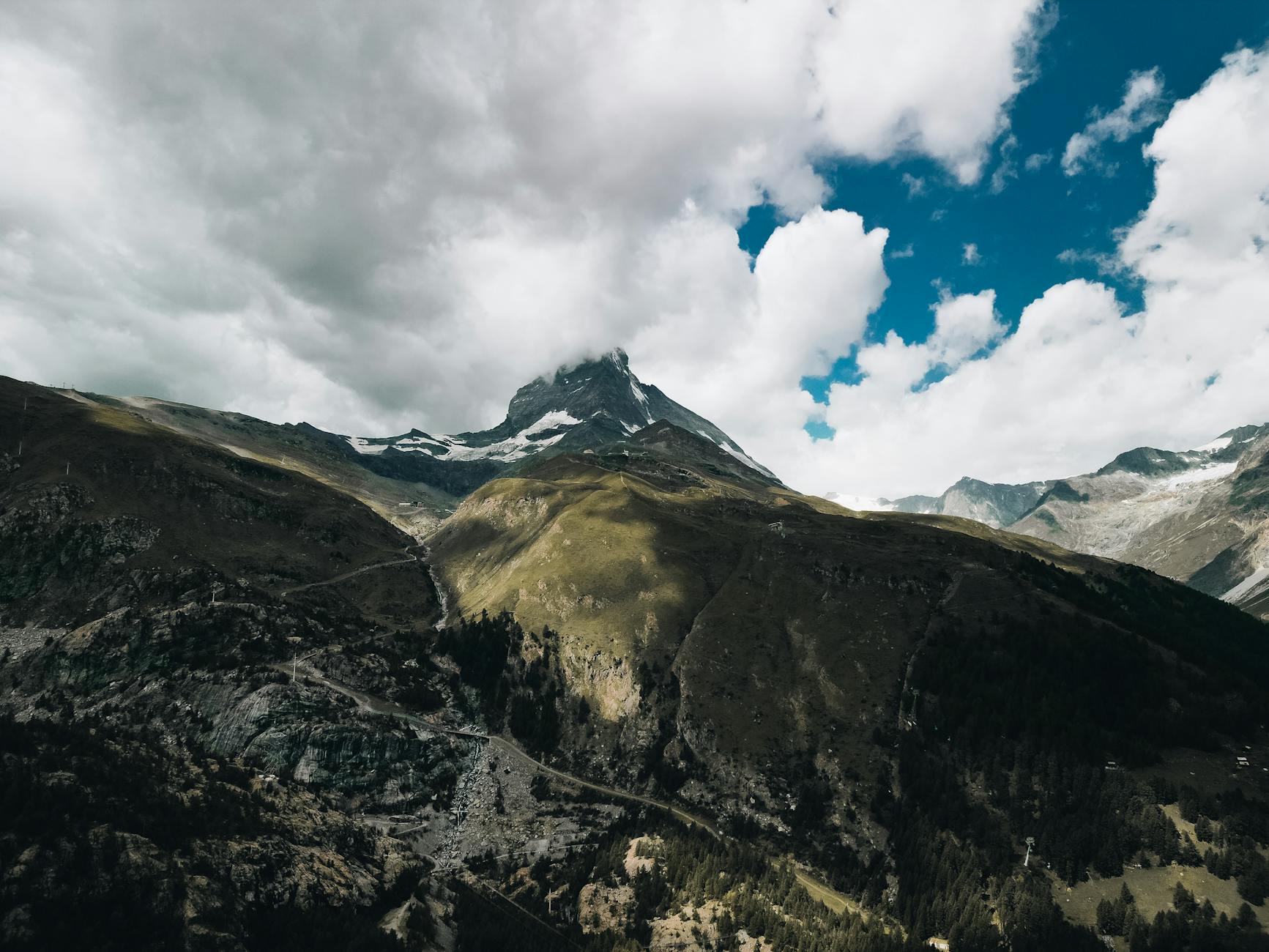Matterhorn and Zermatt landscape for content creator travel planning.
