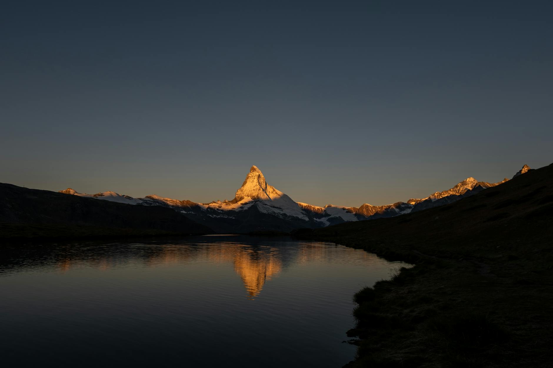 Matterhorn and Zermatt village for creator lodging and workflow planning.