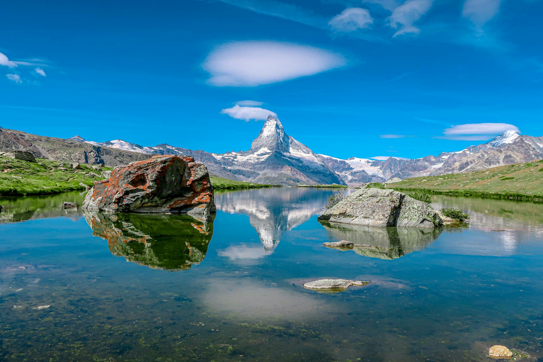 Matterhorn and Zermatt alpine setting for cruise extension planning.