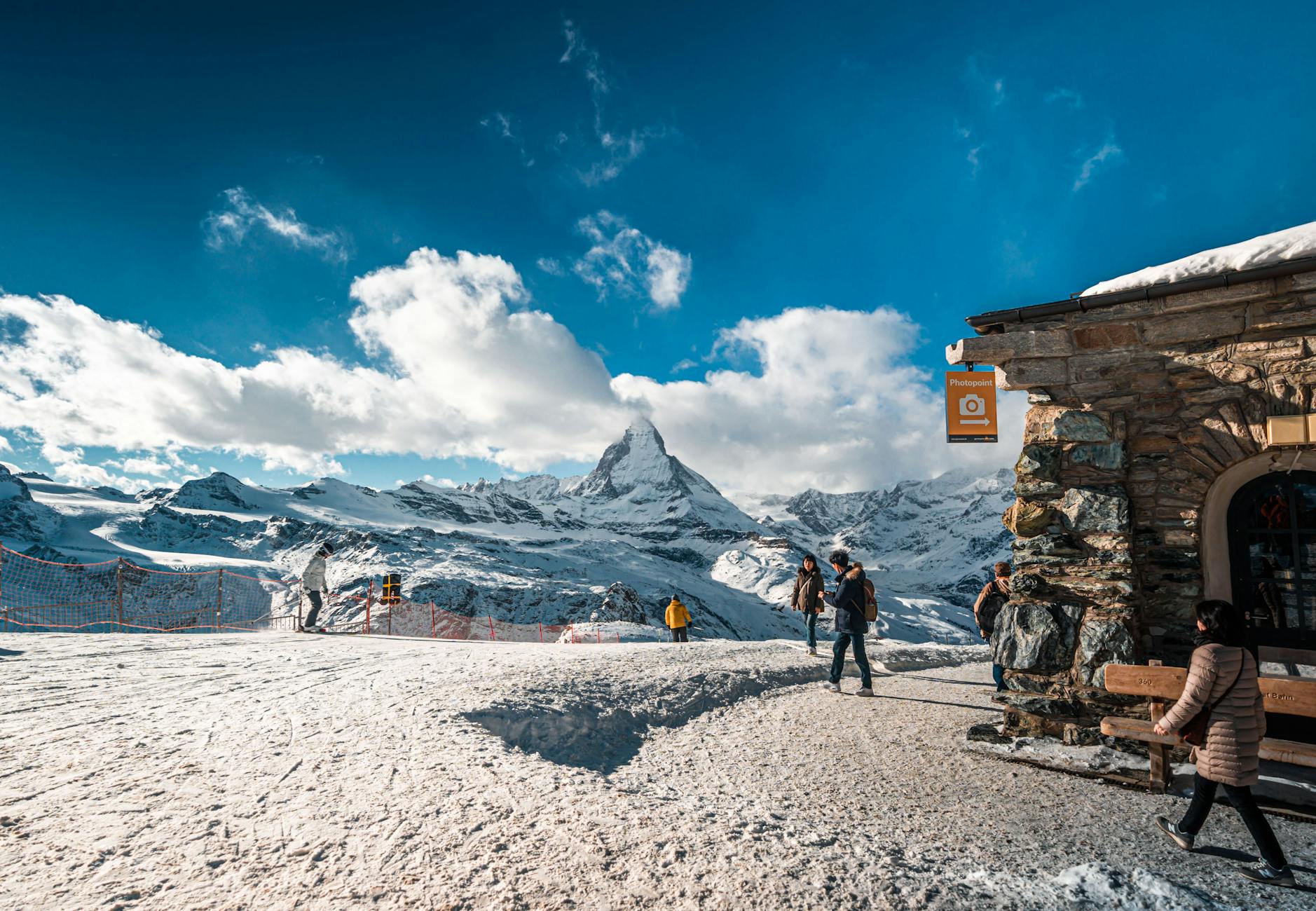 Winter Matterhorn view for family Zermatt cost planning.