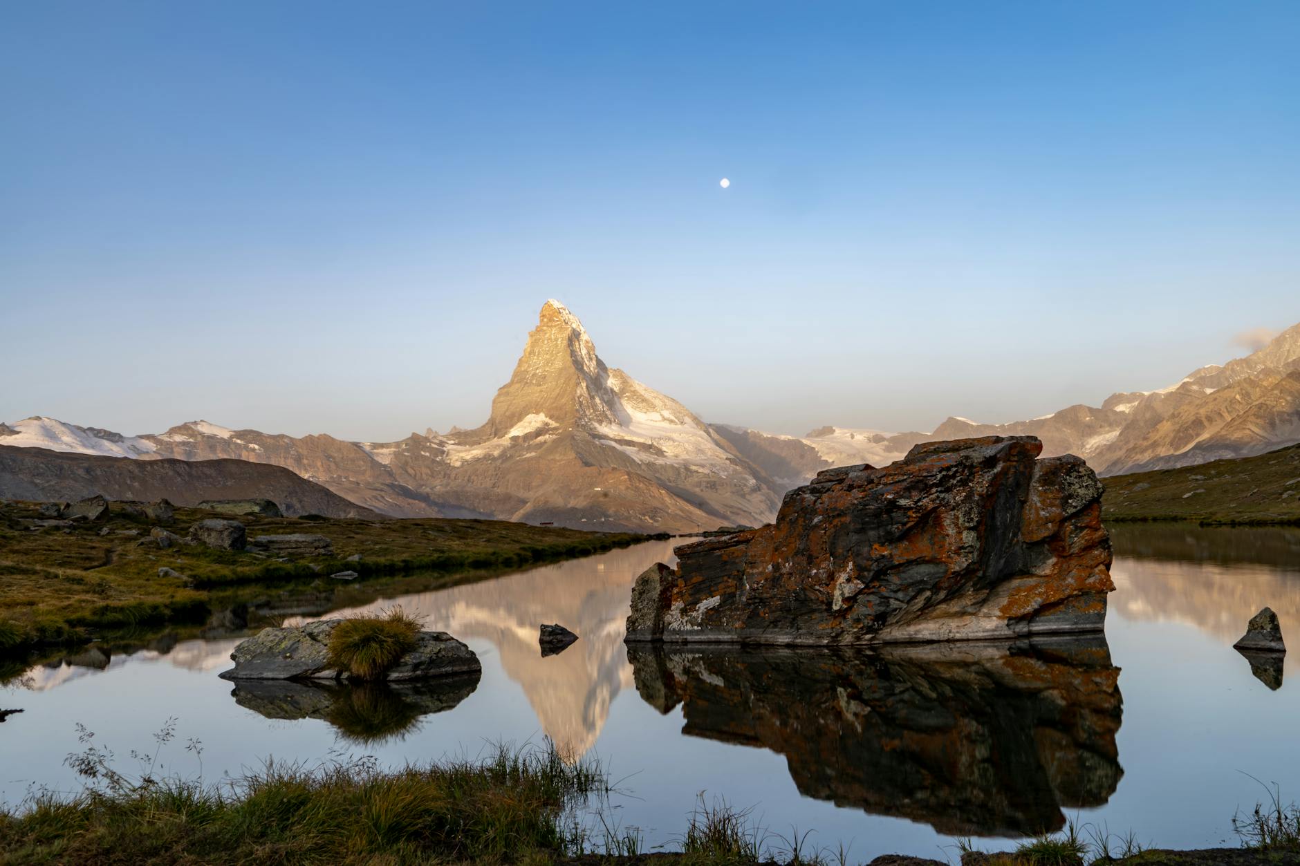 Matterhorn and Zermatt mountains for journalism assignment planning.