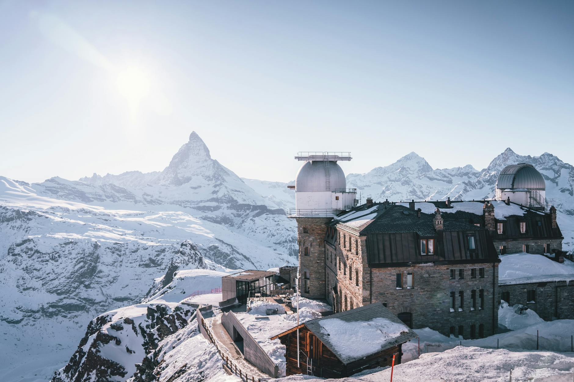 Gornergrat observatory and Matterhorn for Zermatt luxury mountain planning.