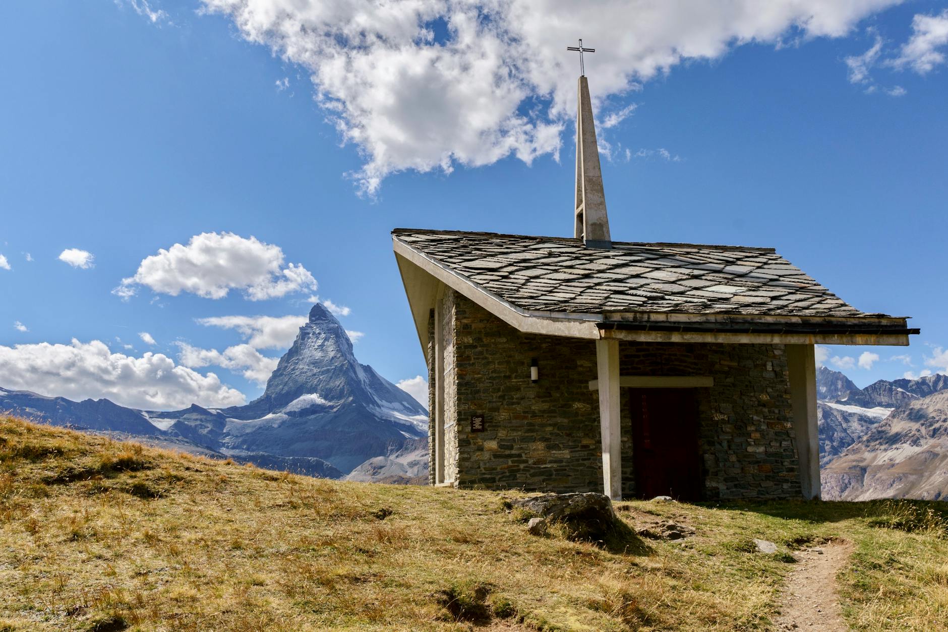 Zermatt village and Matterhorn setting for religious or pilgrimage travel planning.