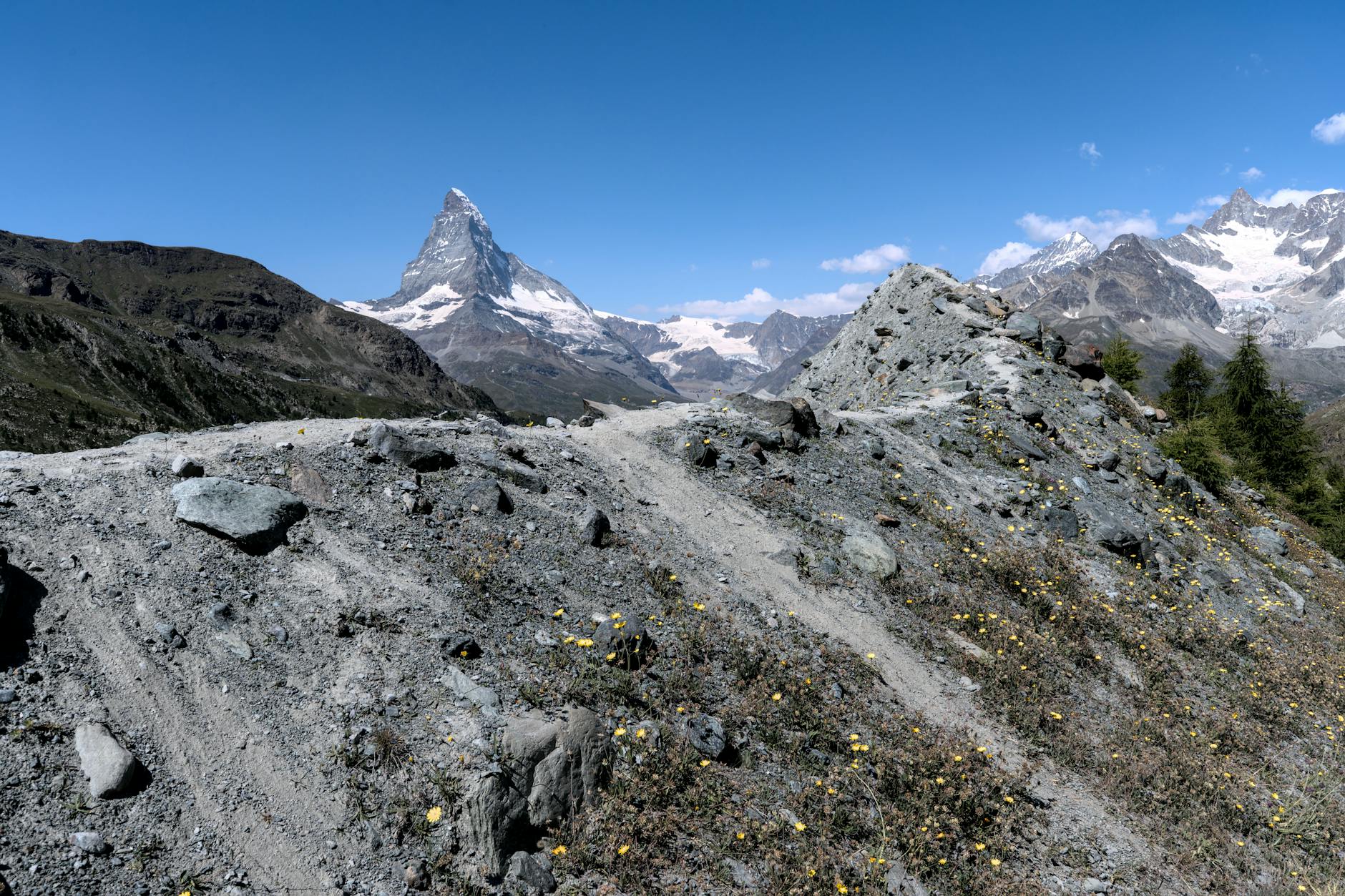 Matterhorn trail view for repeat Zermatt leisure visitor planning.