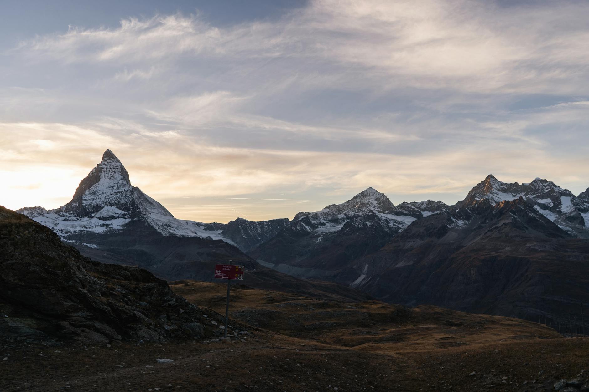Matterhorn alpine landscape for deciding whether Zermatt supports a sales trip.