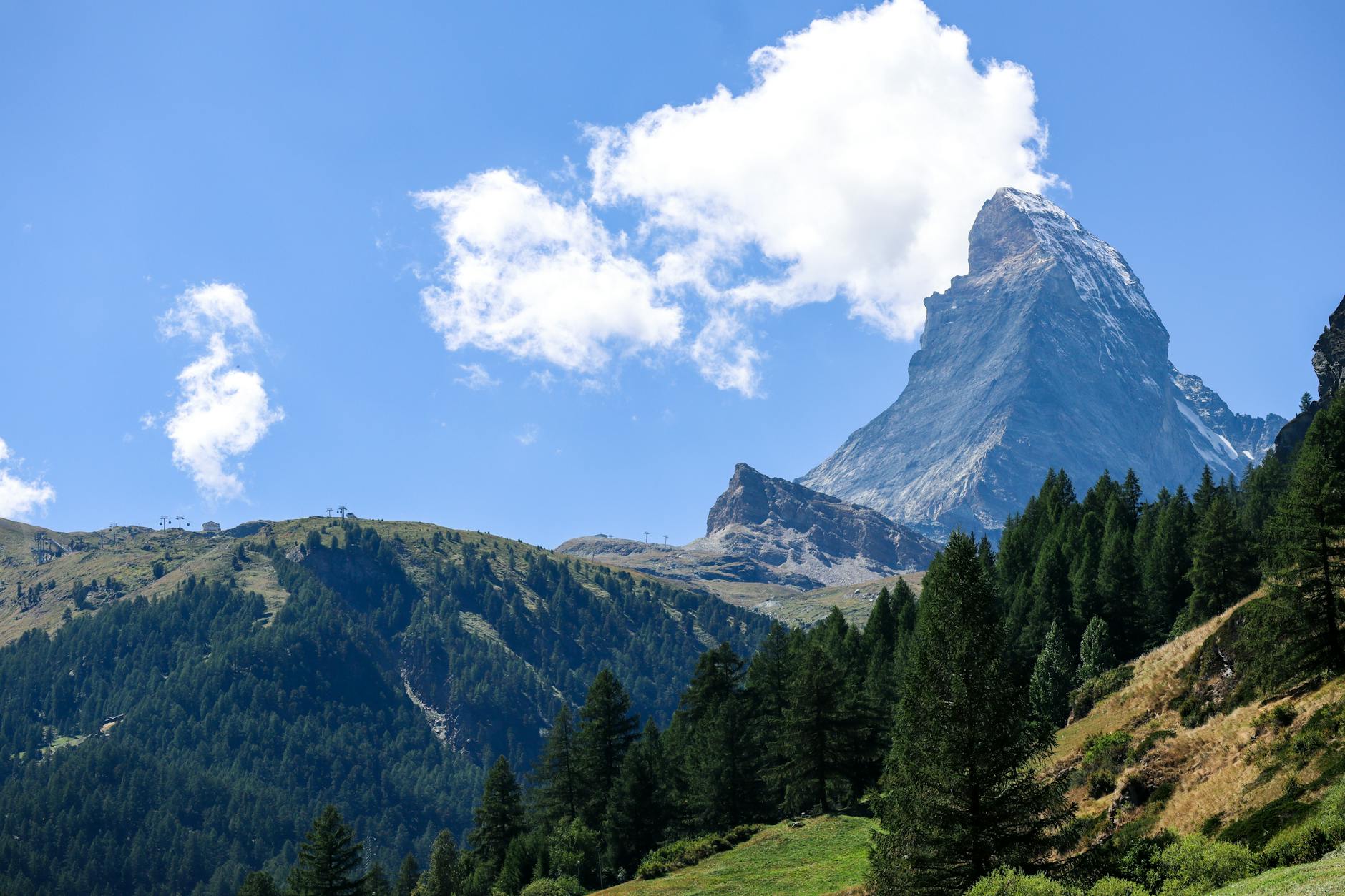 Matterhorn valley landscape for solo traveler communication planning.