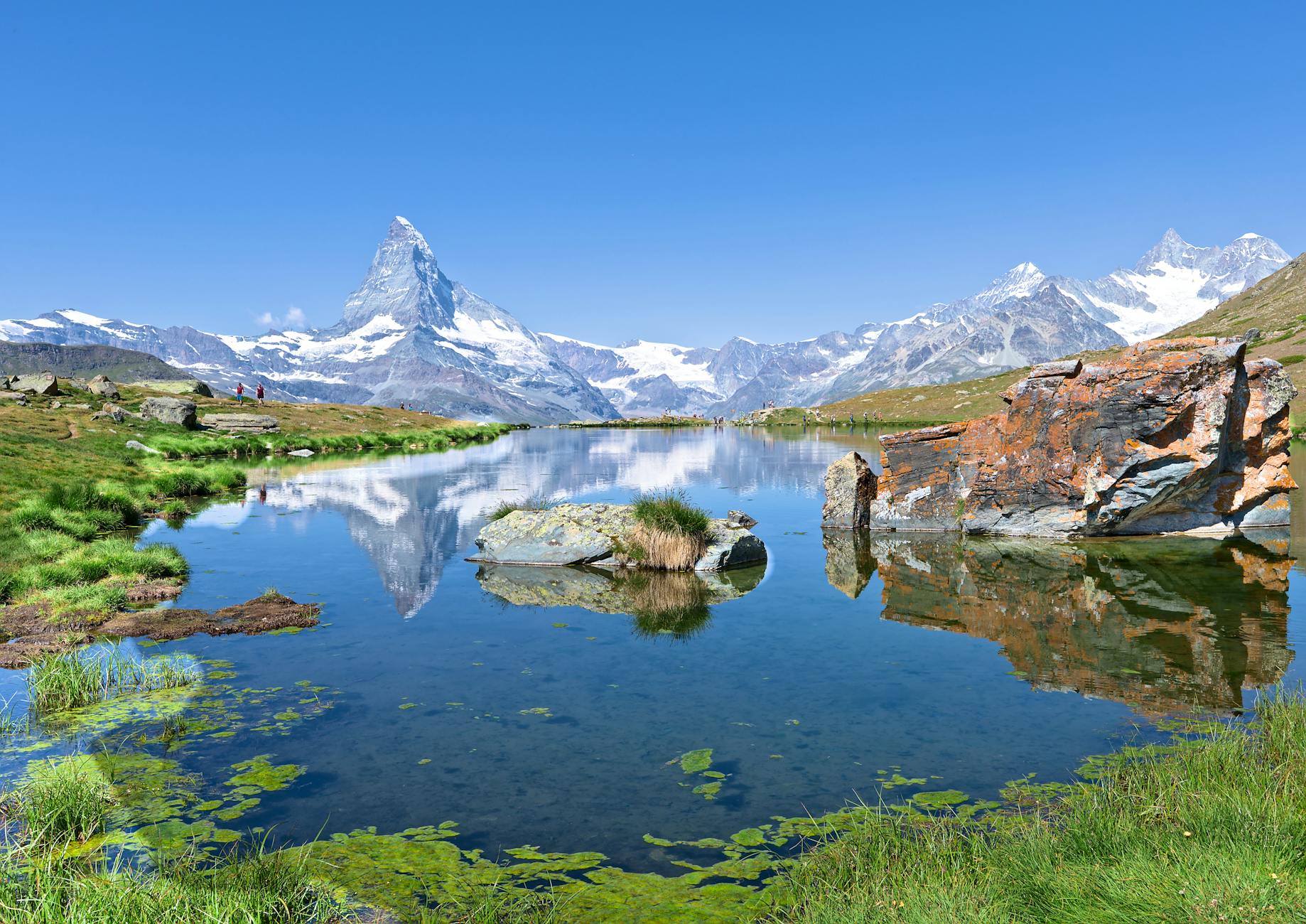 Matterhorn and alpine terrain for Zermatt student activity planning.