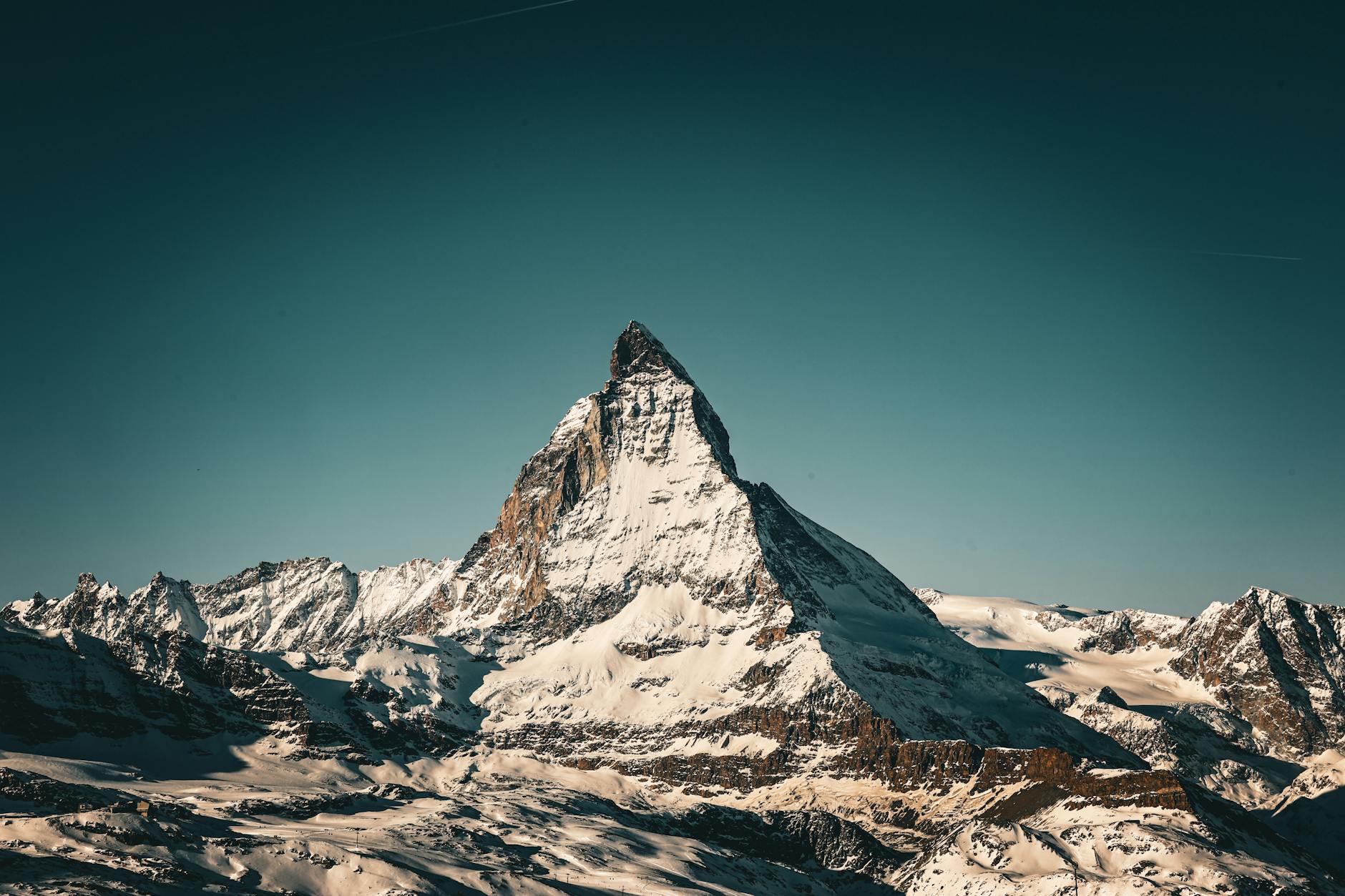 Swiss alpine buildings for Zermatt event material movement planning.