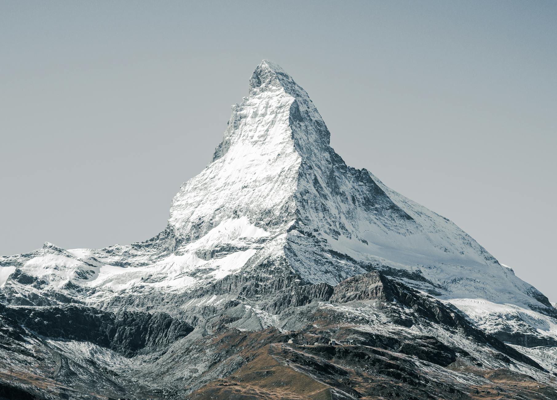 Matterhorn and snow for Zermatt trade-show weather planning.
