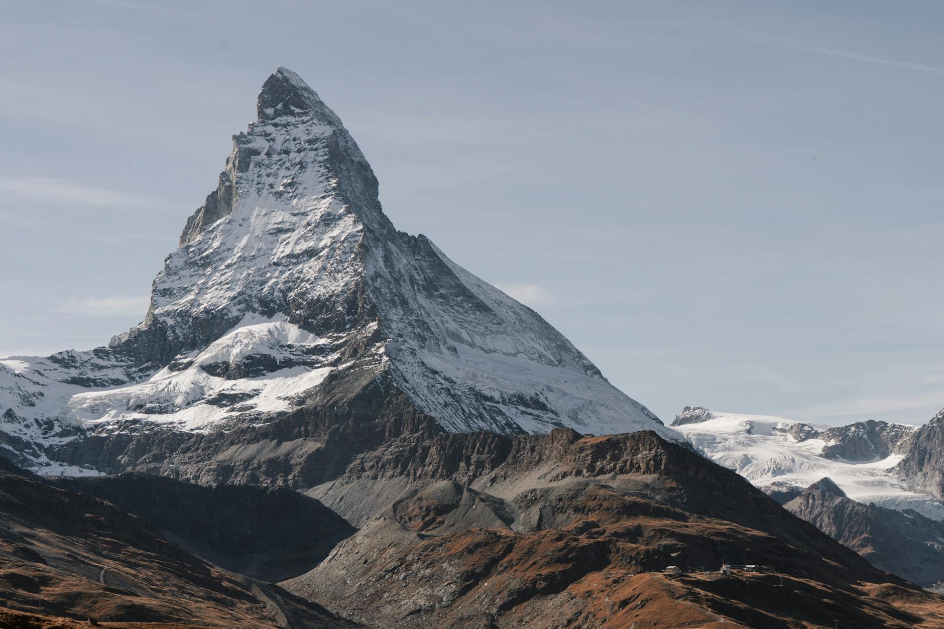 Matterhorn and alpine viewpoint for accessible mountain outing planning.