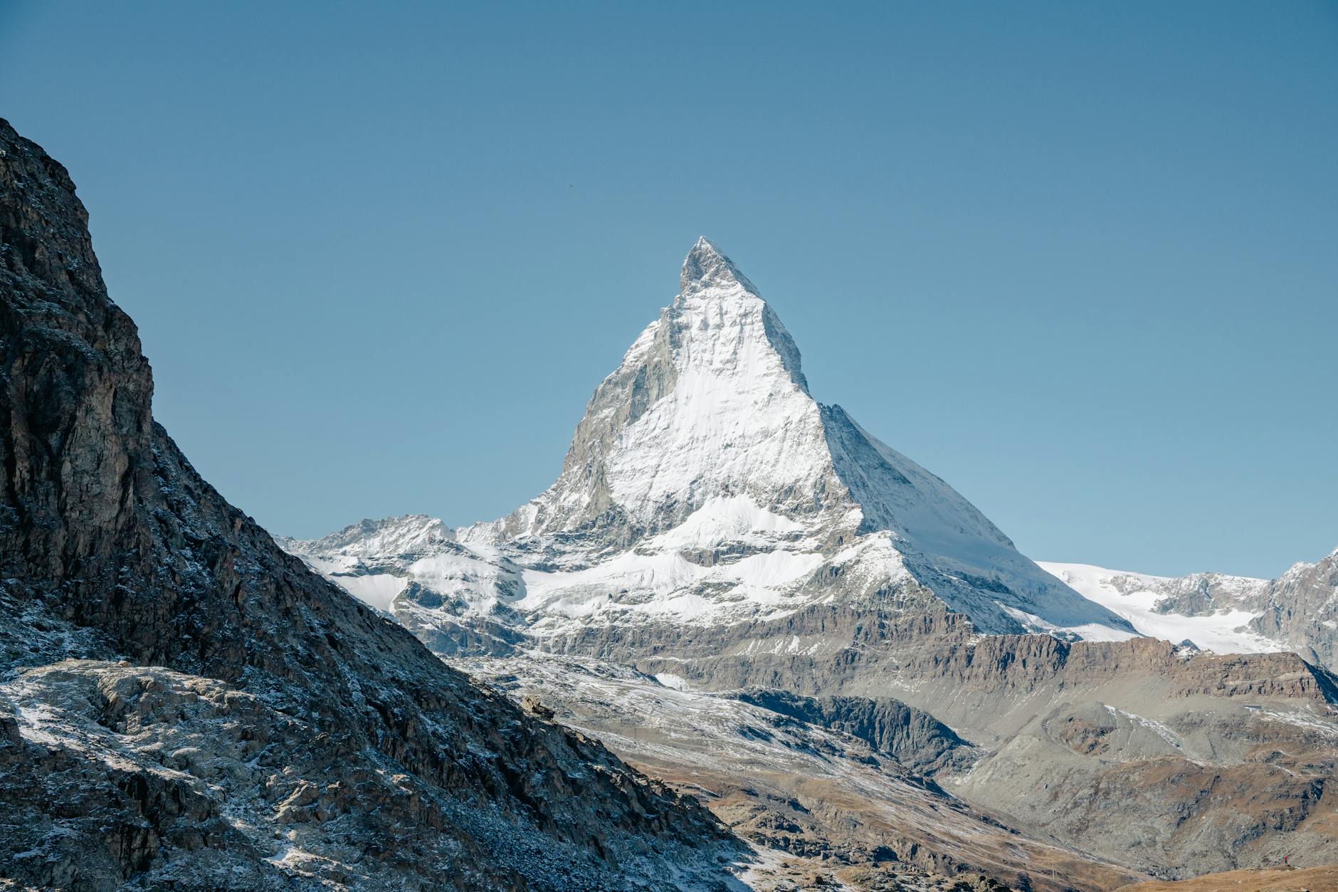 Matterhorn and Swiss Alps for Zermatt mobility travel report planning.