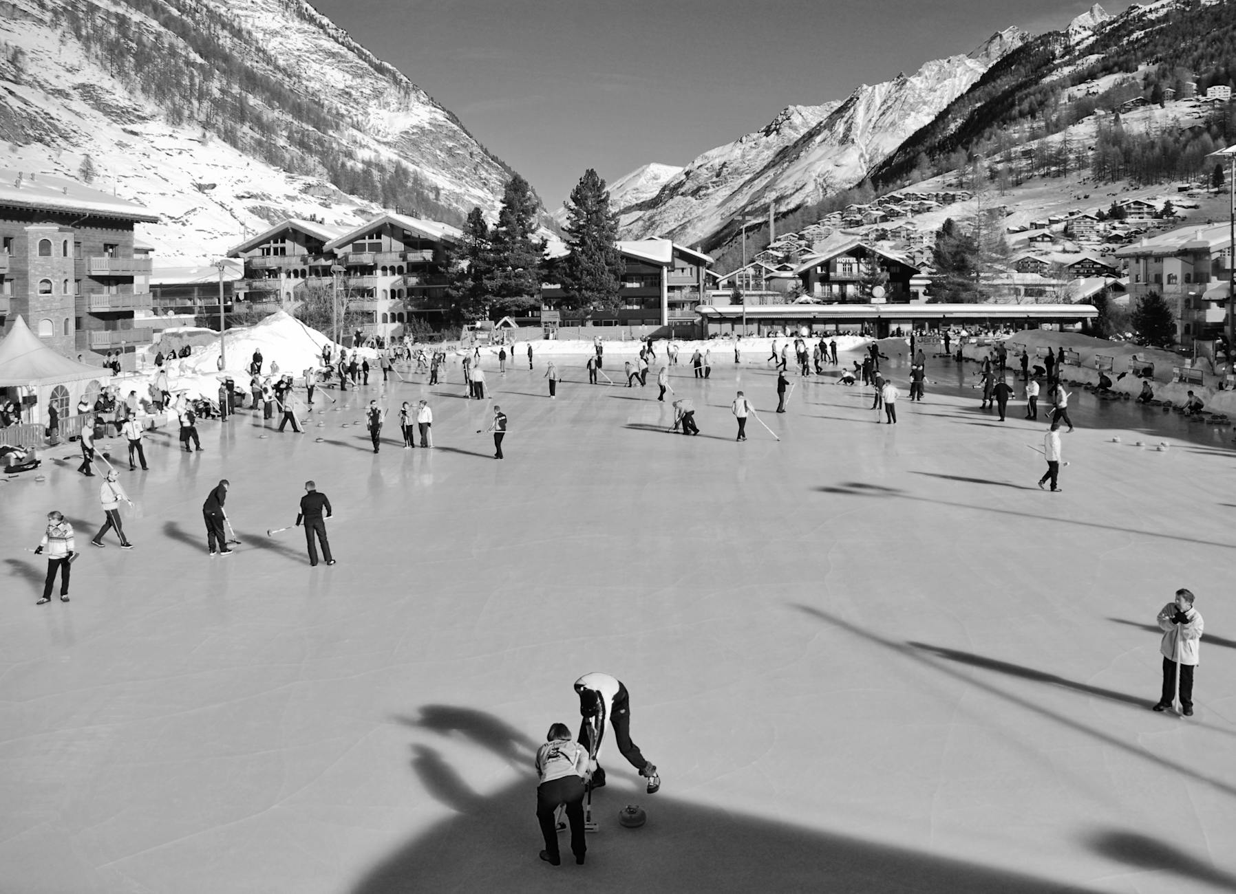 Zermatt mountain landscape for environmental and local capacity planning.