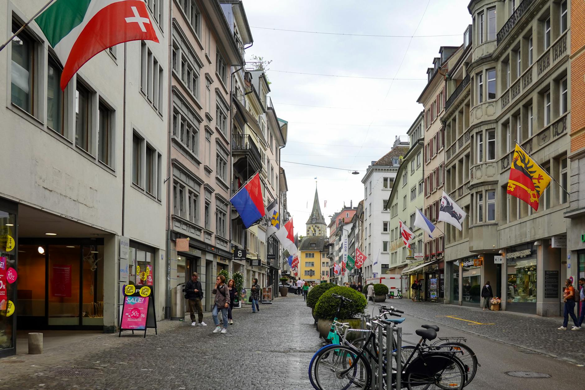 Zurich old town street context for a first-time visitor.