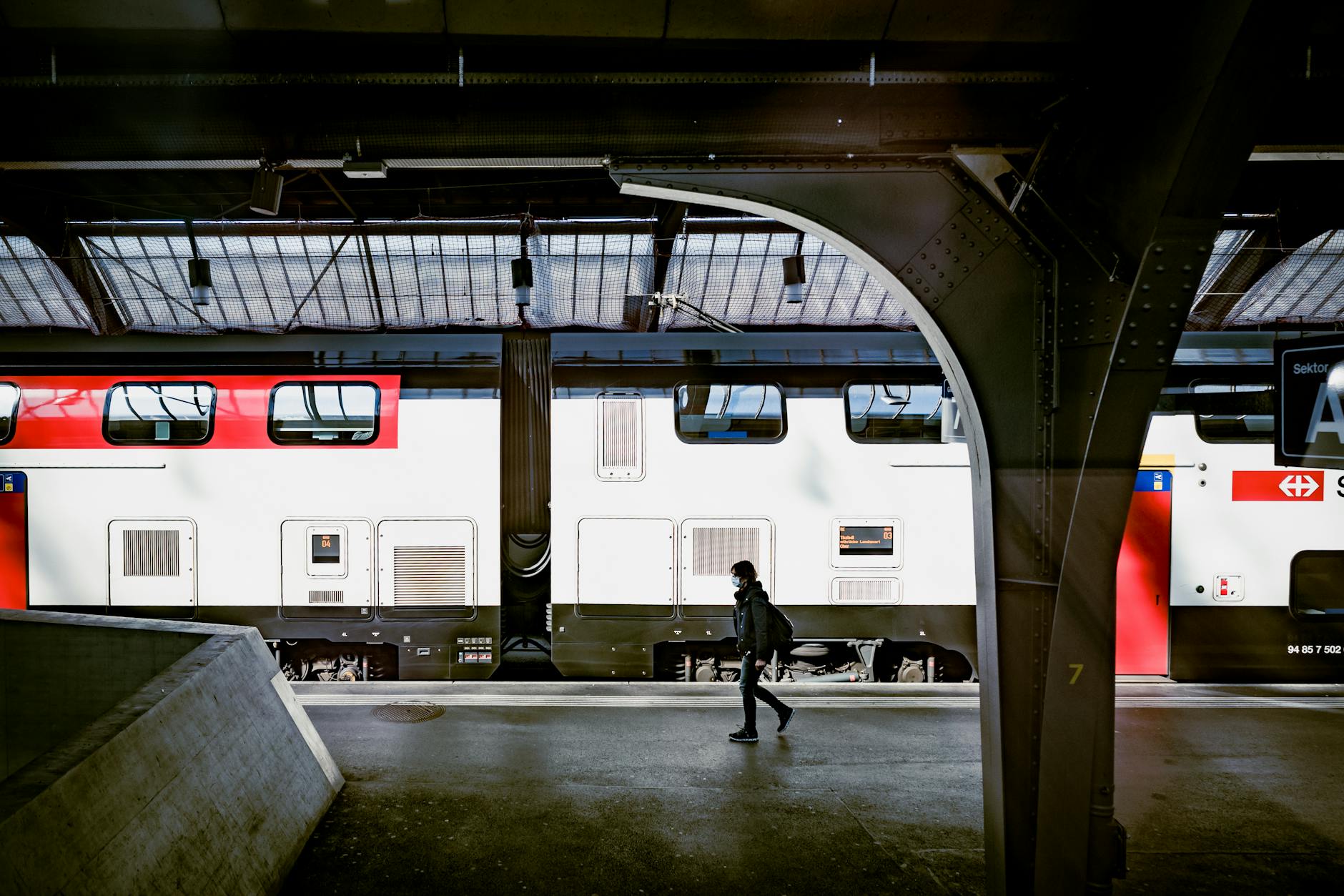 Swiss rail platform context for deal team transfer planning.