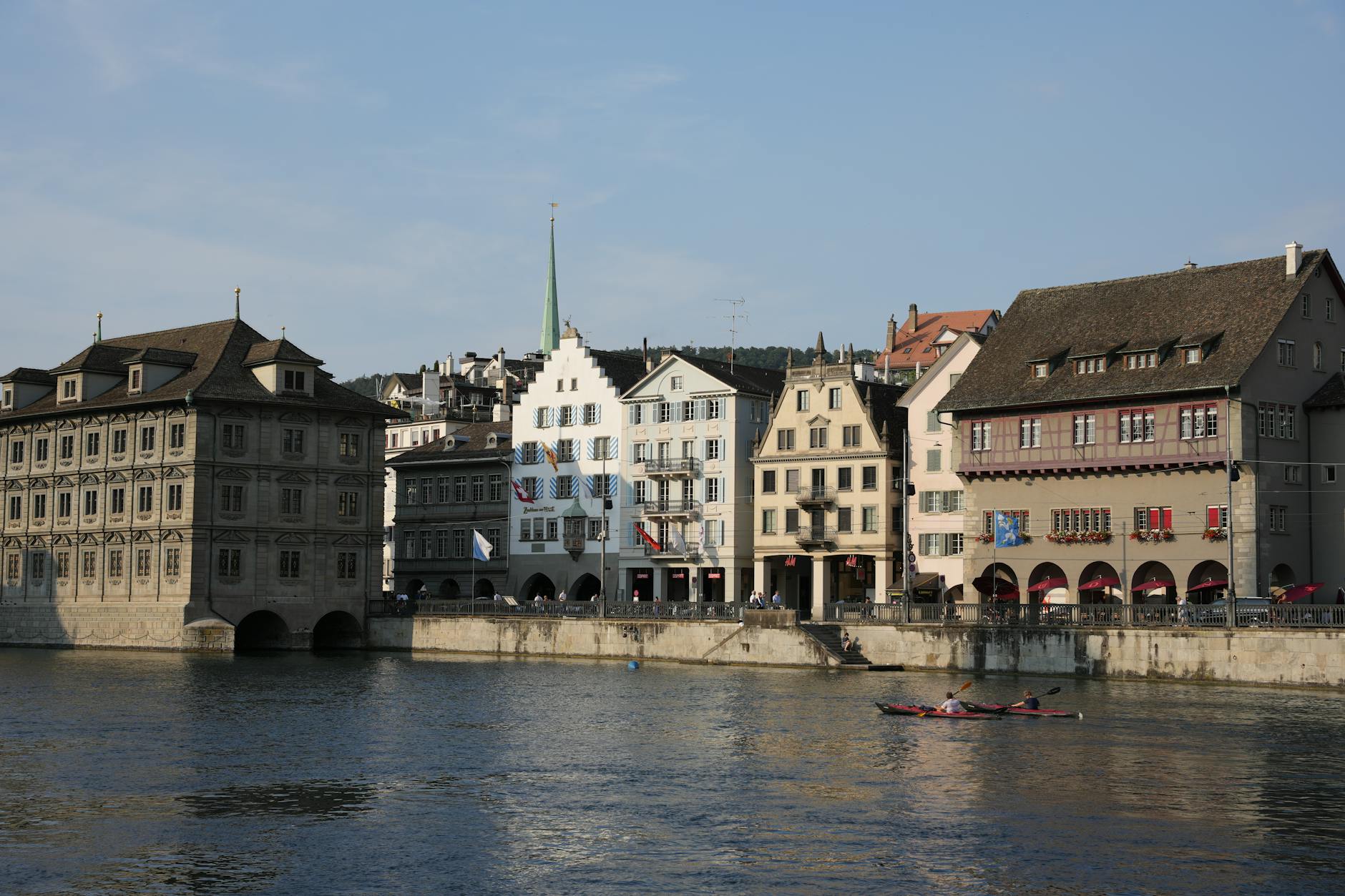 Zurich river and canoe context for visual reporting plans.