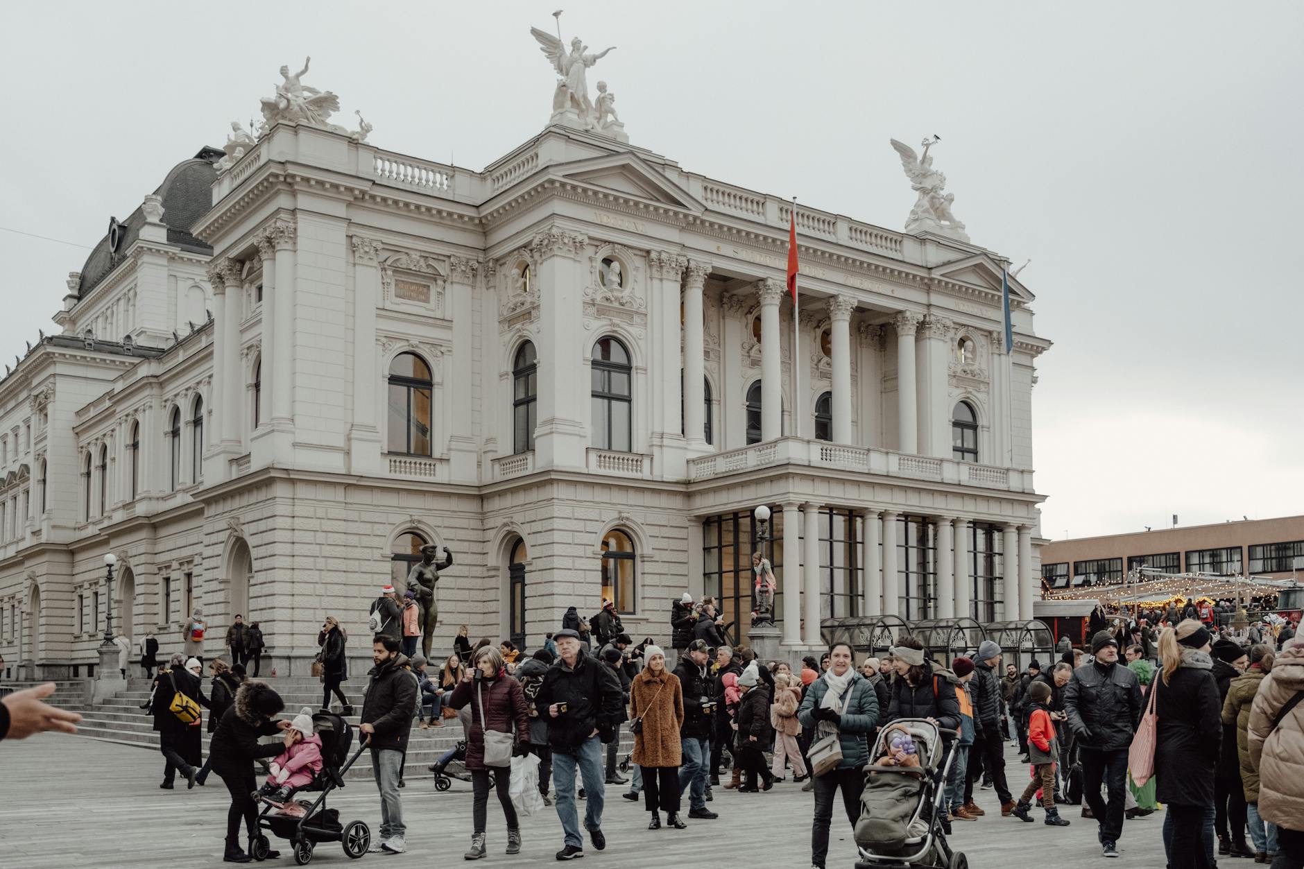 Zurich Opera House context for high-value evening logistics.