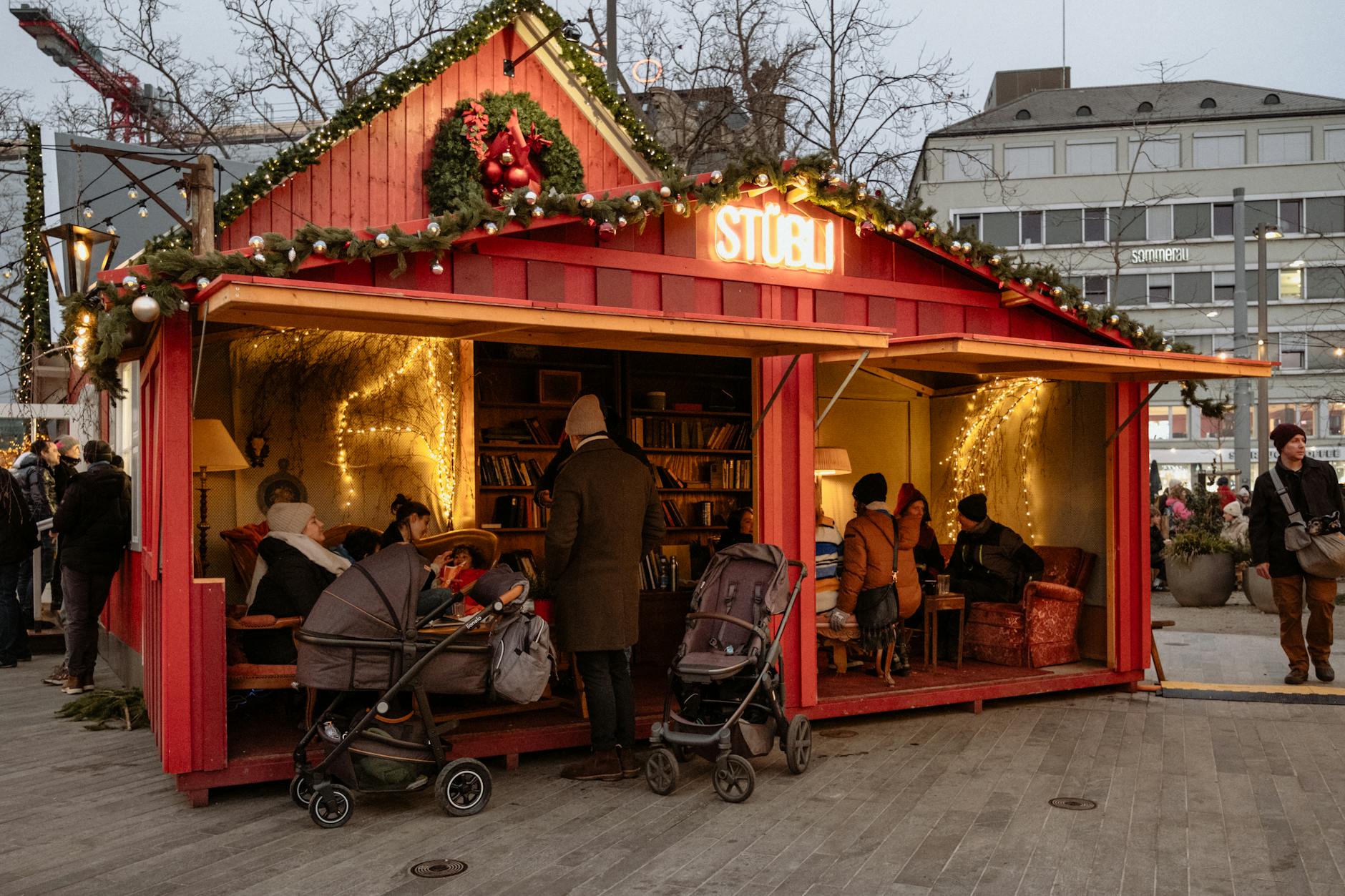 Zurich holiday market evening context for nightlife budgeting.