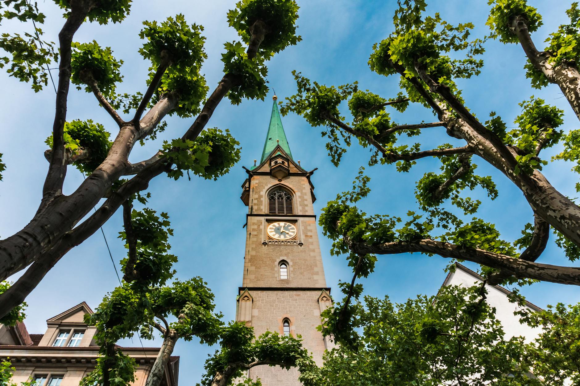 St. Peter Church tower in Zurich context for sacred-site etiquette.