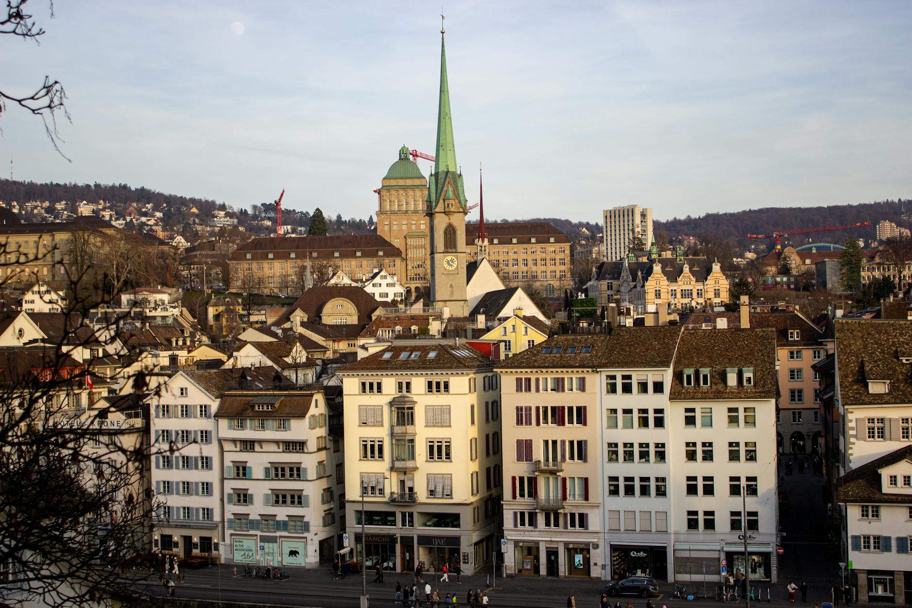 Zurich historic architecture context for a short student program.