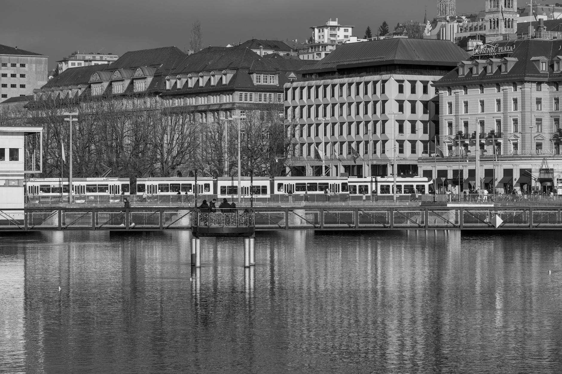 Zurich waterfront tram context for medical-constraint travel report planning.