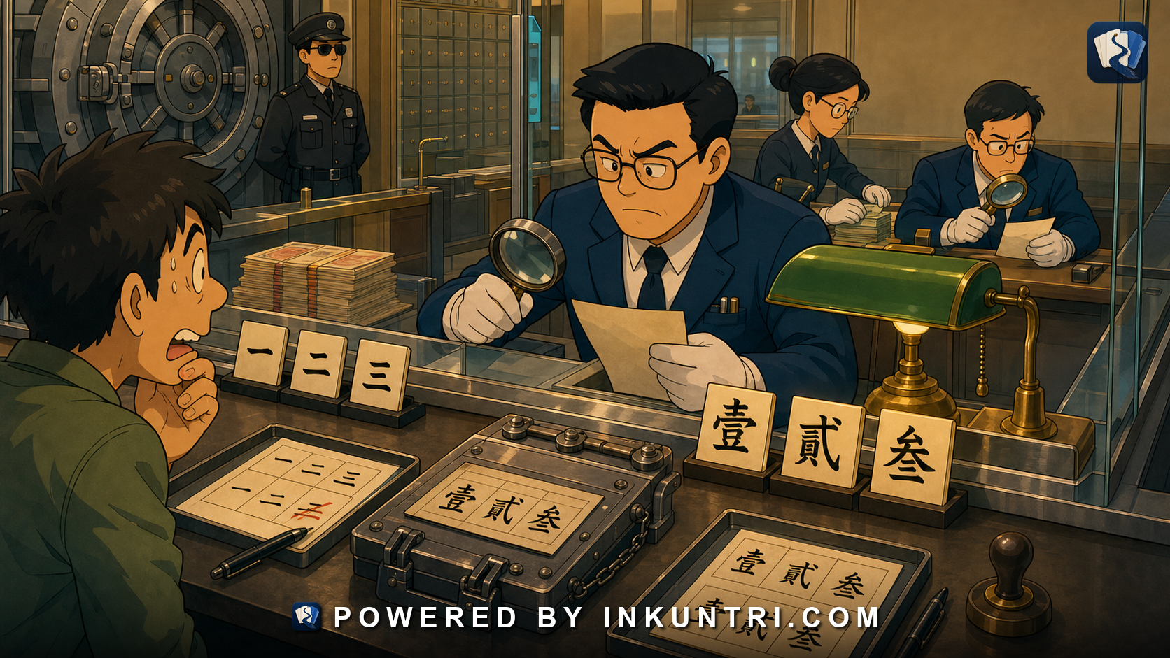 Illustration for Chinese Financial Numerals: Why 壹, 贰, 叁 Still Matter.