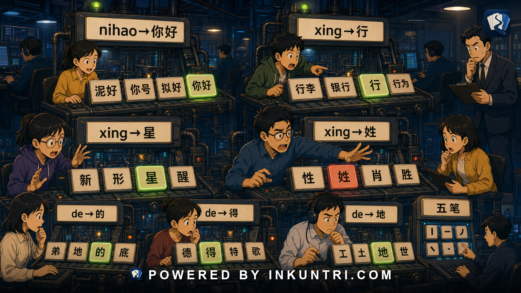 Illustration for How Chinese Input Methods Shape What People Type.