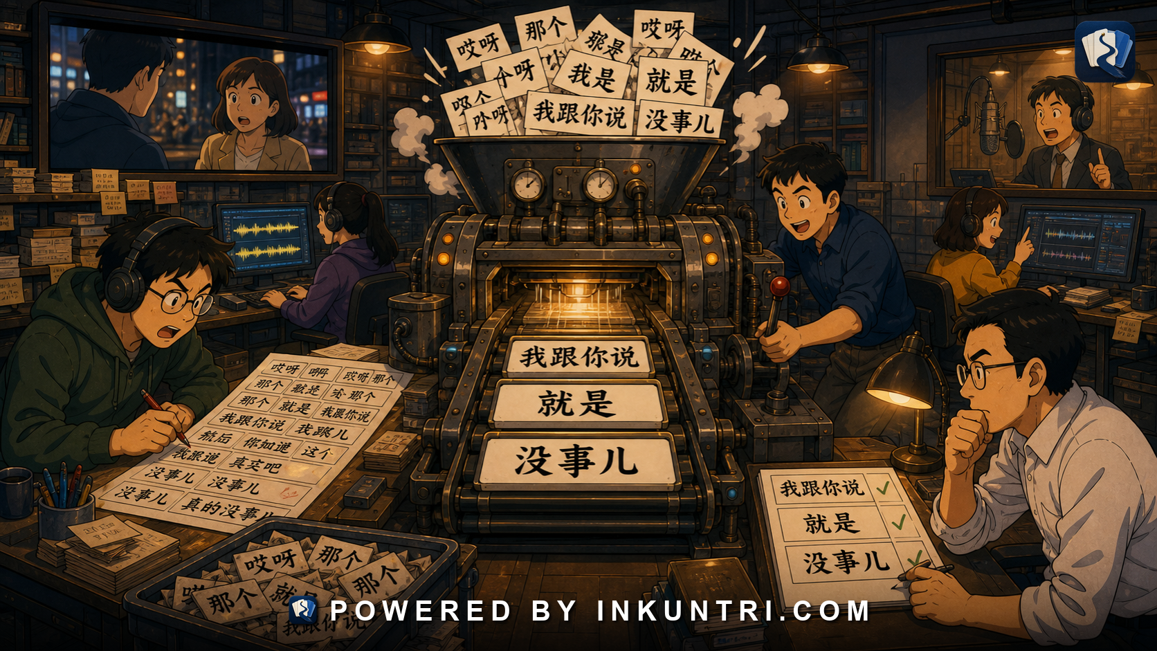 Illustration for How Chinese Subtitles Compress Speech Into Readable Lines.